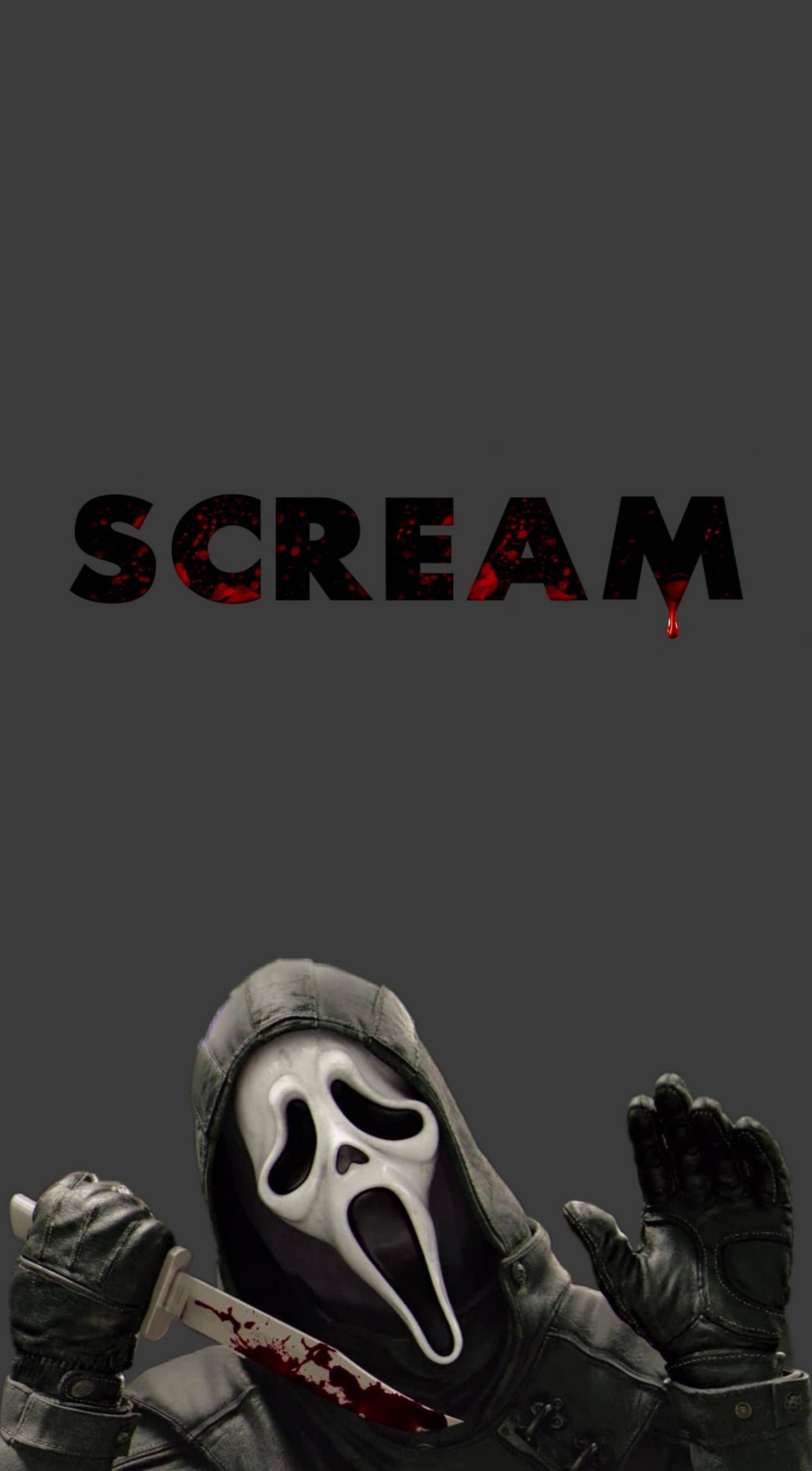 Ghostface Scream Aesthetic — 2120x3840 wallpaper