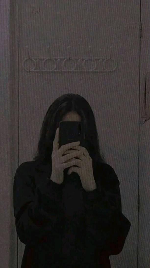 Girl In All-Black Outfit PFP Aesthetic — 612x1088 wallpaper