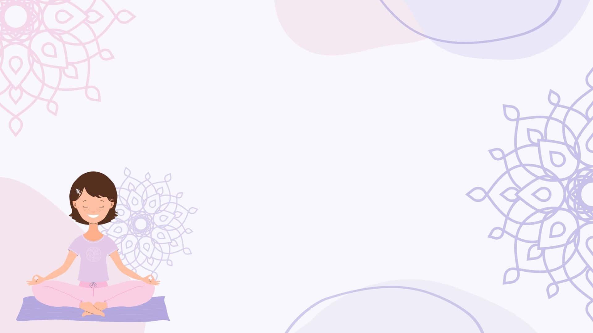 Girl playing in a field of flowers — 1920x1080 wallpaper