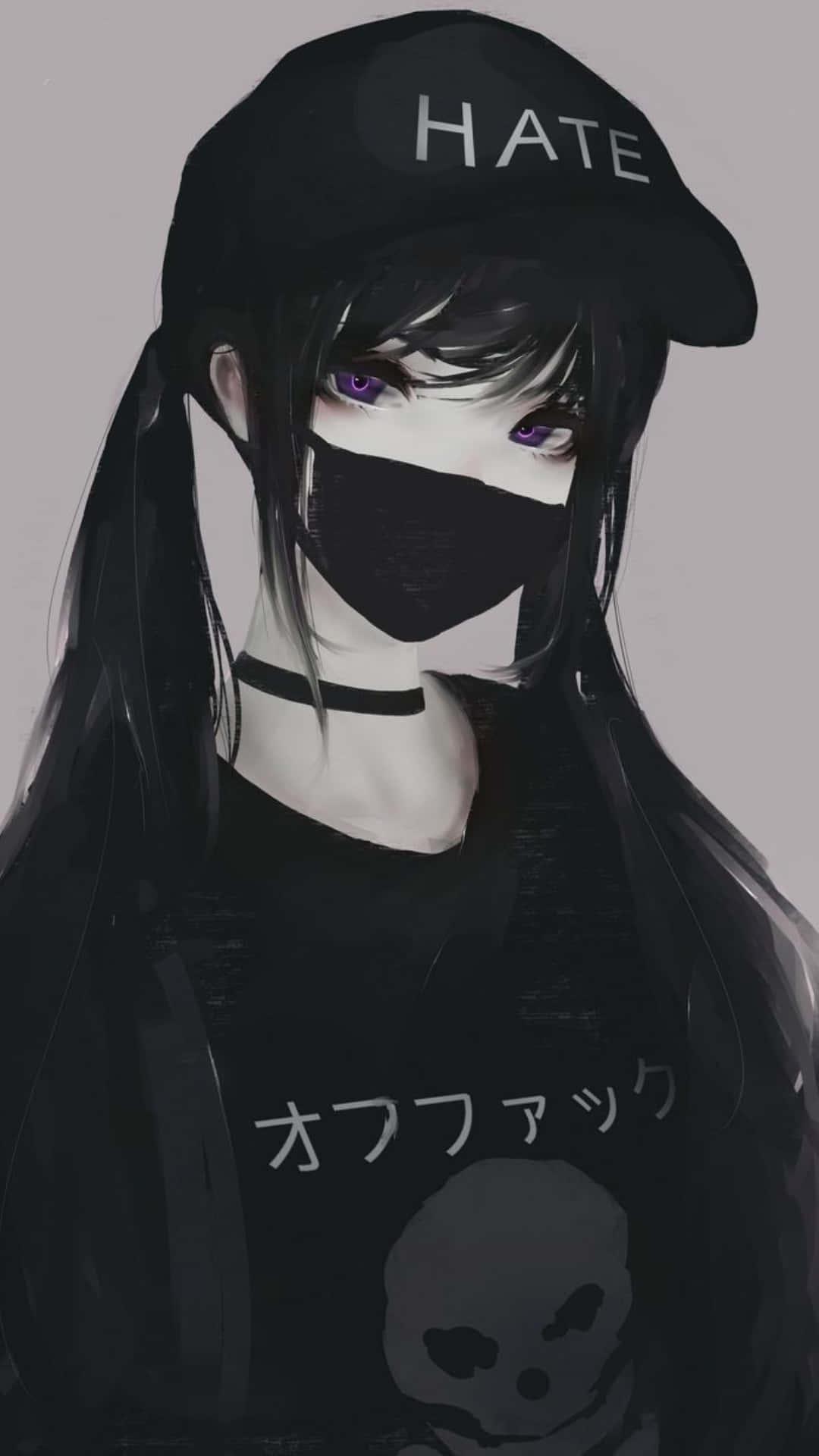 Girl With Pigtails Dark Aesthetic Anime Pfp — 1080x1920 wallpaper