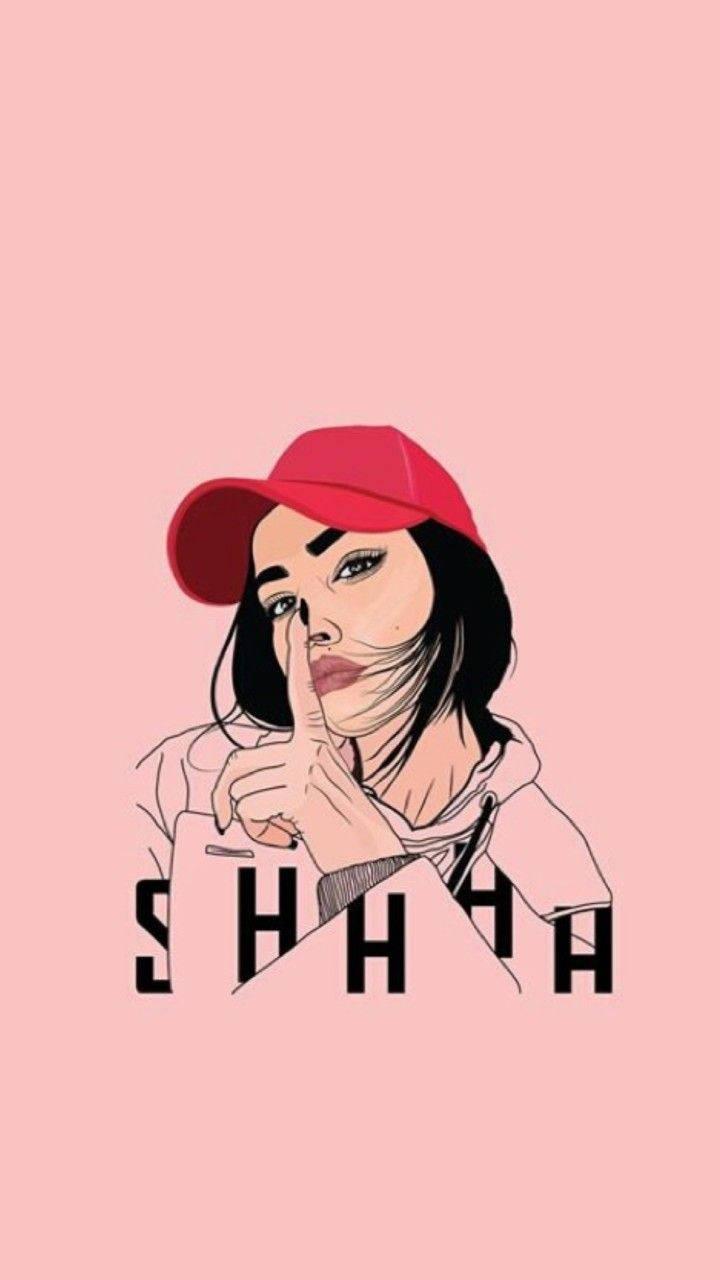 Girl With Red Cap iPhone 11 — 720x1280 wallpaper