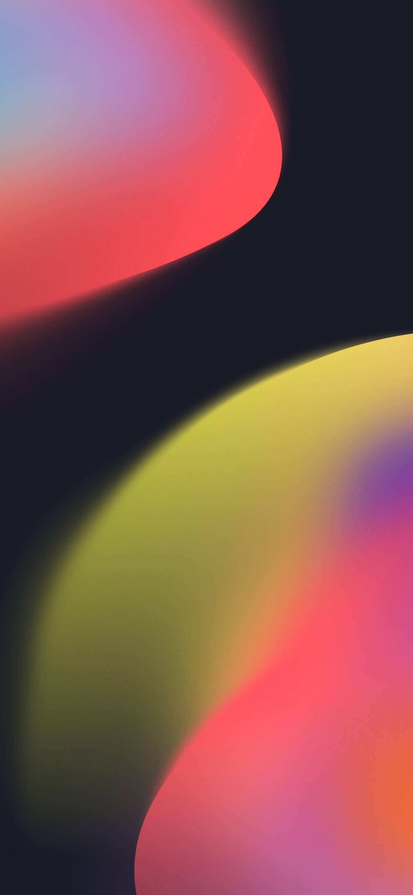 Glowing Gradient Ios 16 — 1420x3073 wallpaper