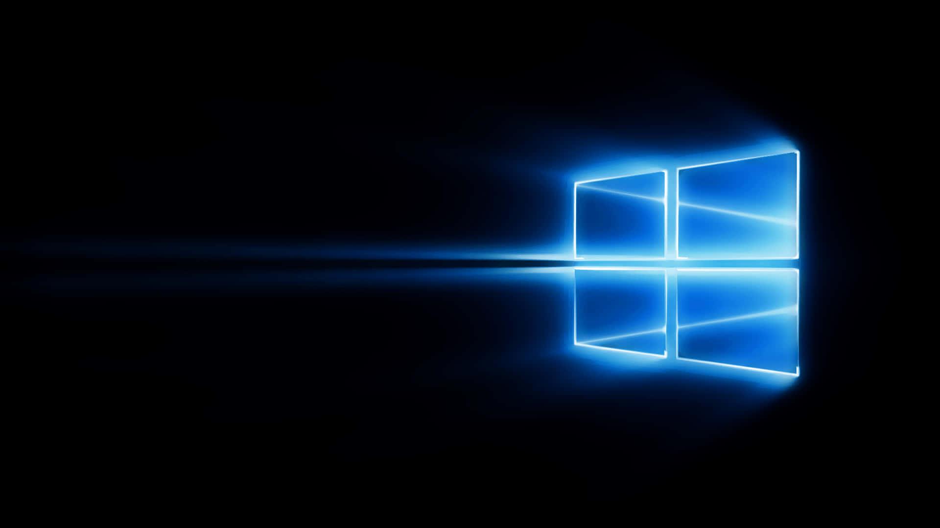 Glowing Microsoft Windows 10 Background — 1920x1080 wallpaper