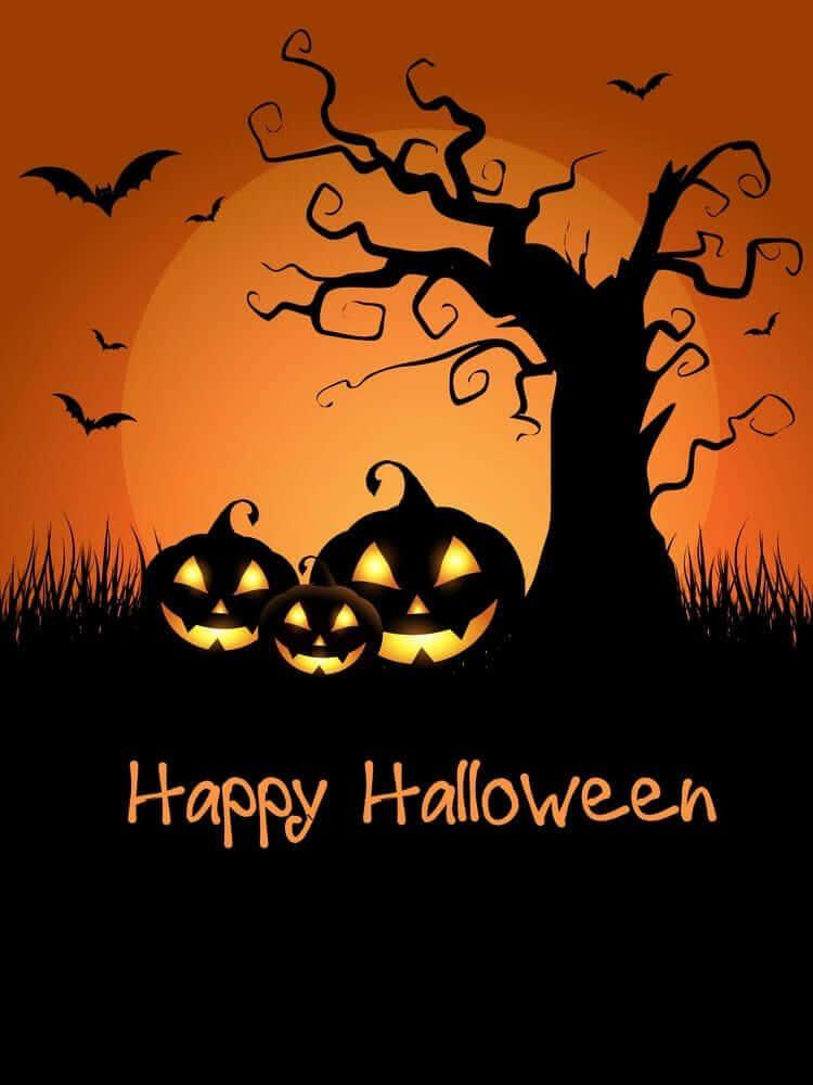 Glowing Pumpkin Halloween Pictures — 750x1000 wallpaper