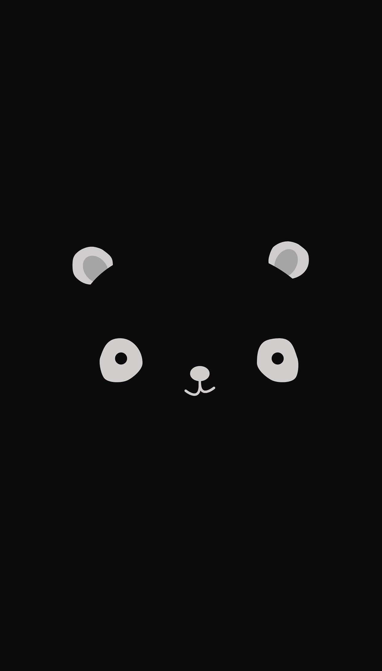 Go Bold and Get Creative: Enhance Your Device with a Cute Black Background! — 1242x2181 wallpaper