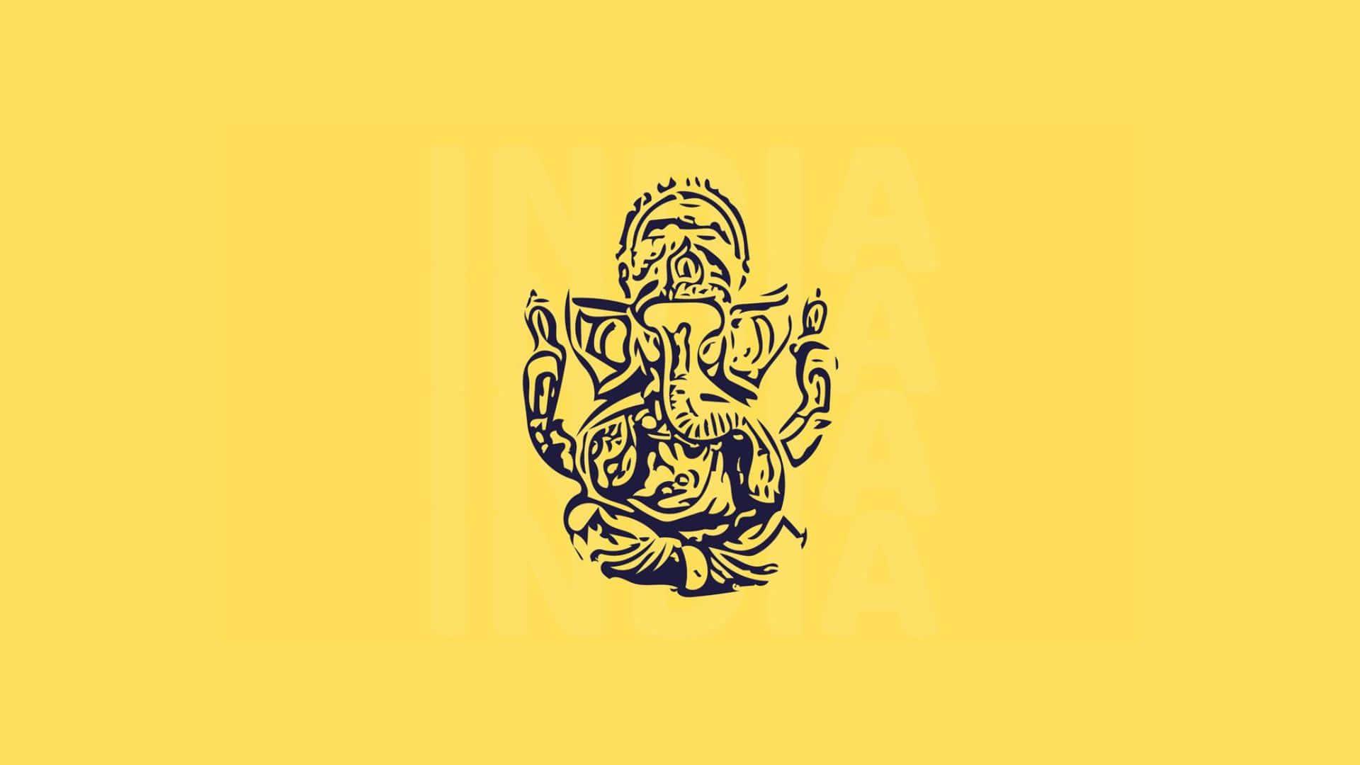 GOD GANESH in his majestic form surrounded by beauty — 1920x1080 wallpaper