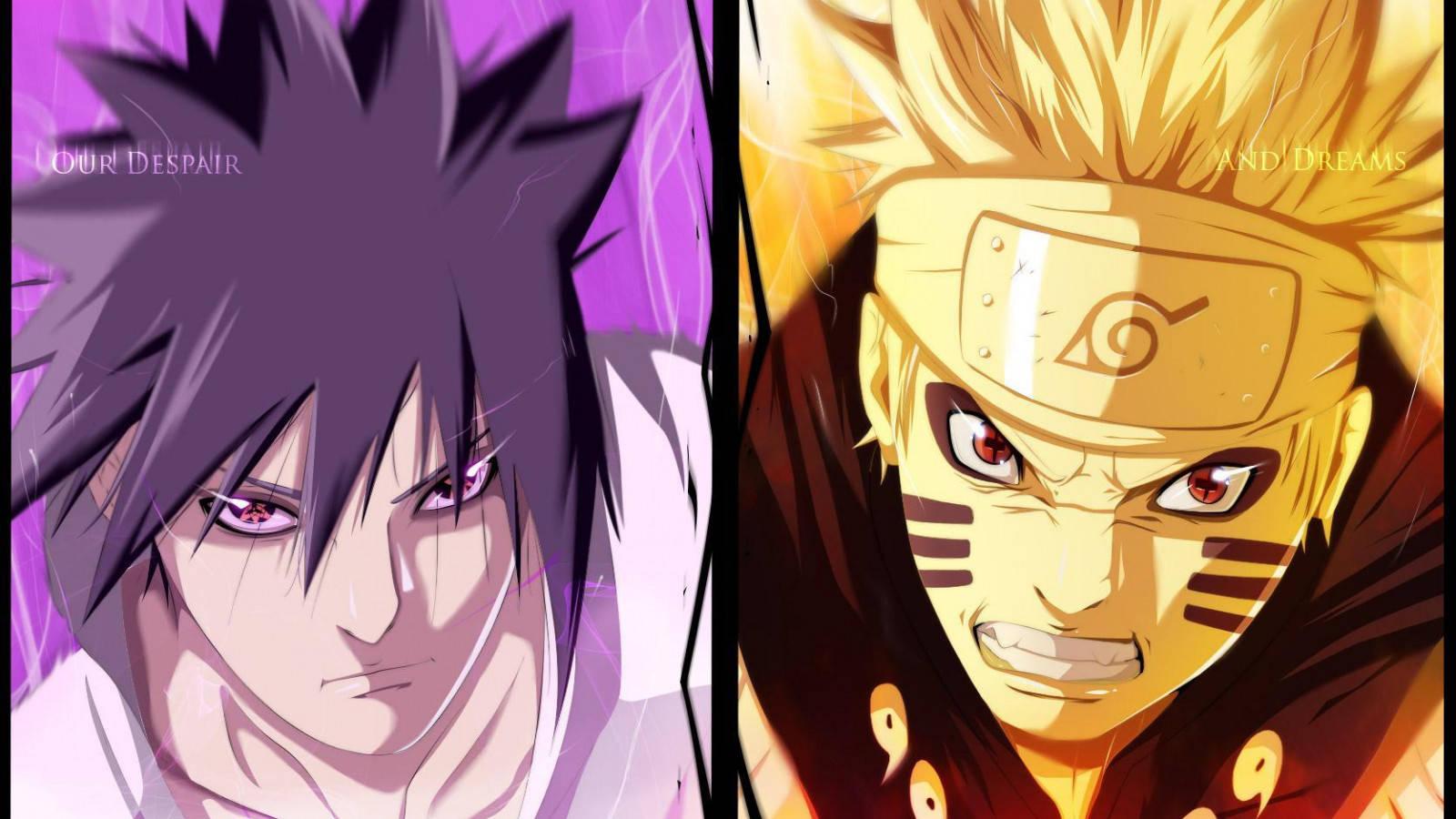 God Mode Naruto And Sasuke — 1600x900 wallpaper