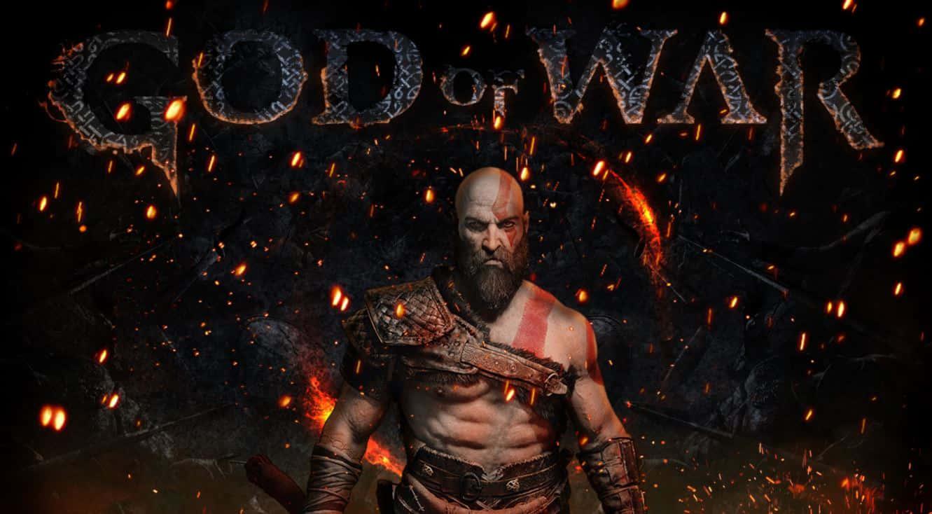 God of War - Kratos in action — 1331x734 wallpaper