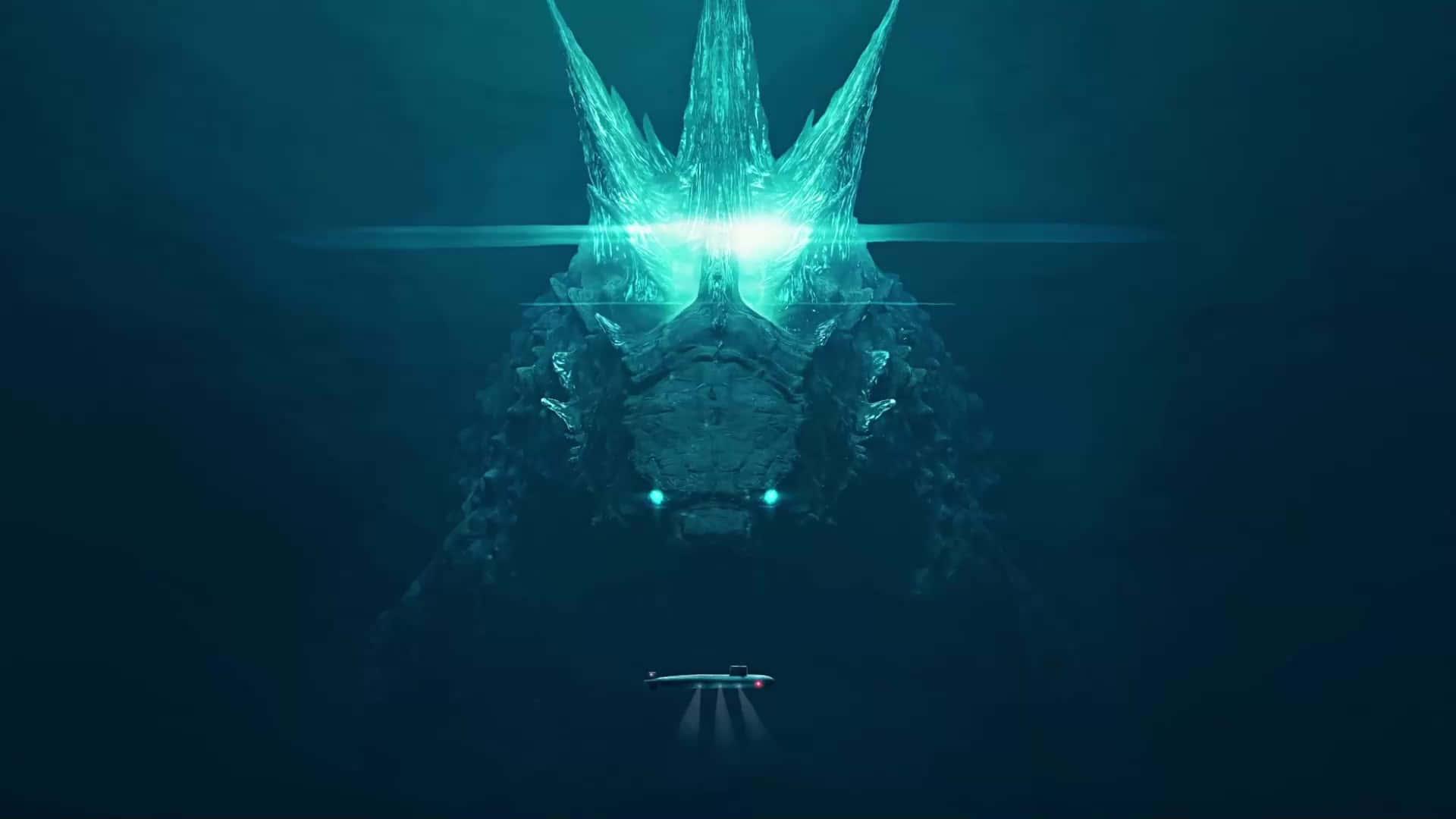 Godzilla Glowing Blue Light Picture — 1920x1080 wallpaper