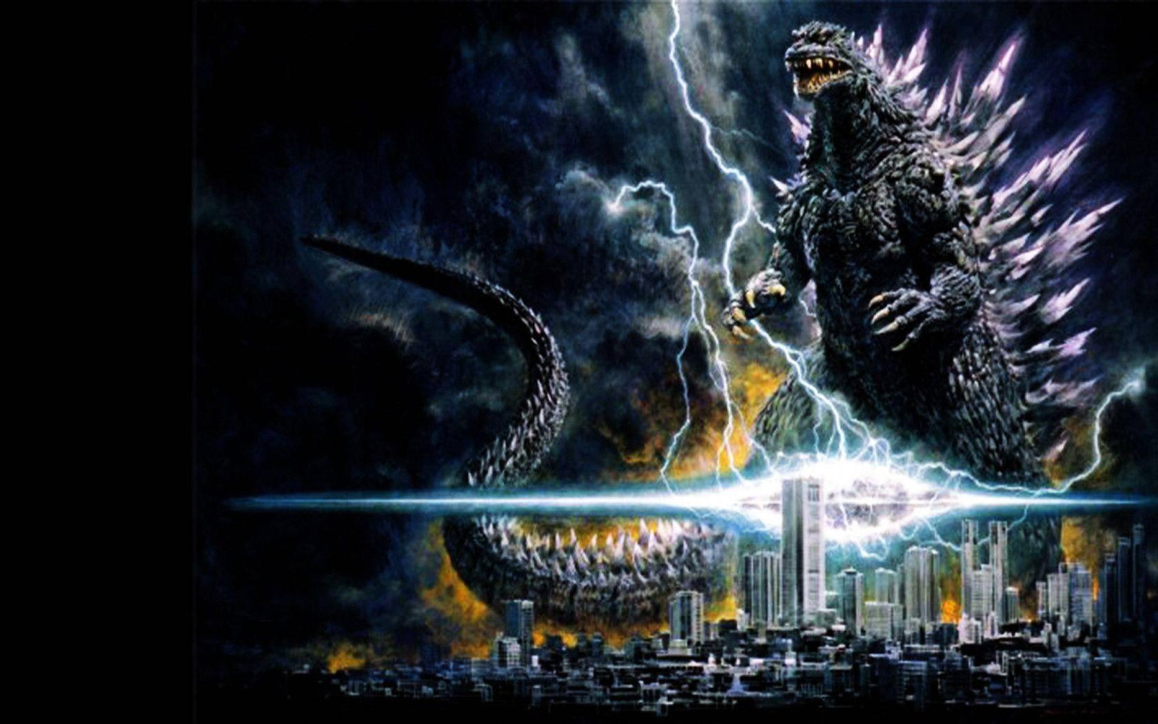 Godzilla Seizes The City — 1680x1050 wallpaper
