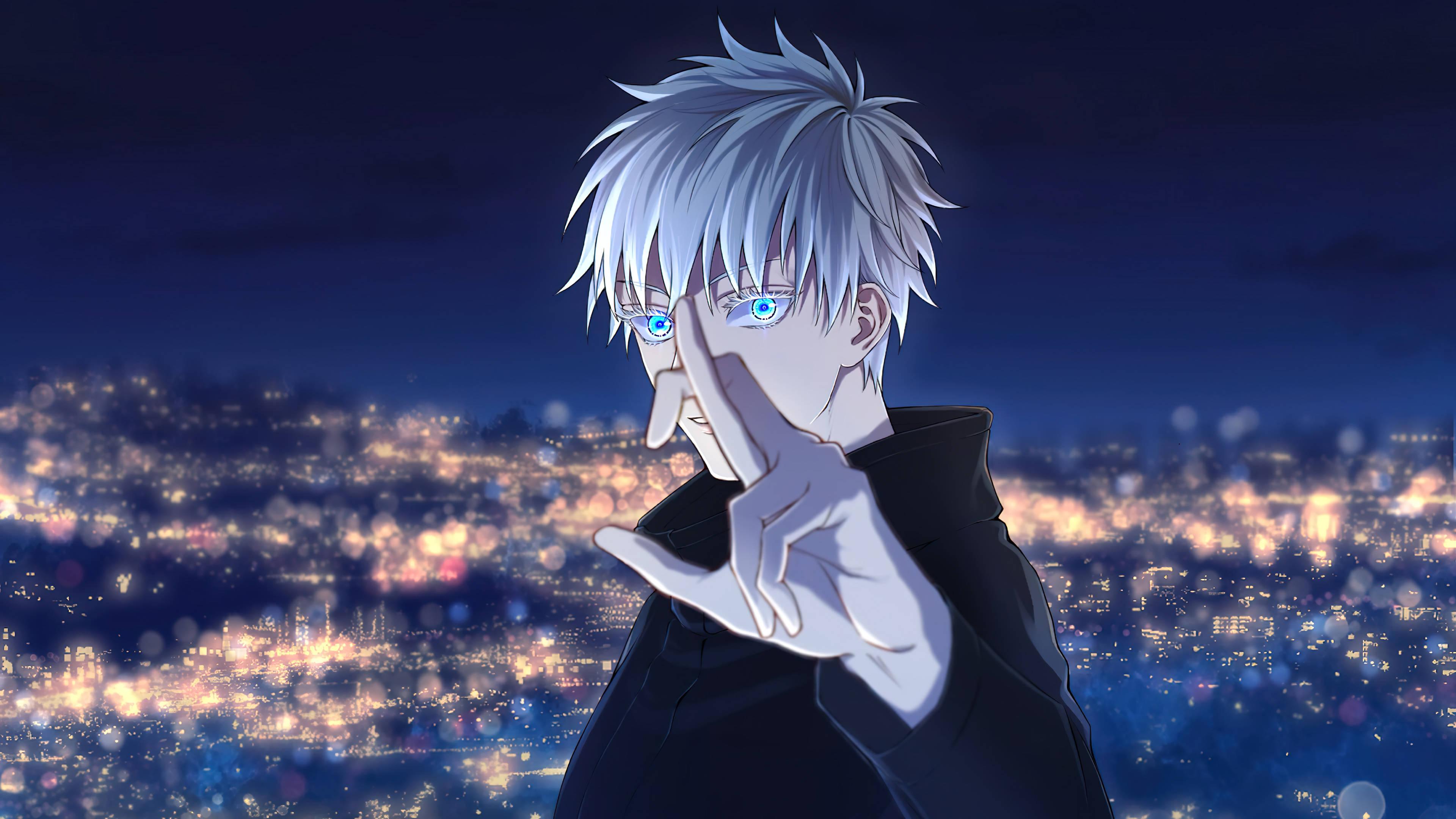 Gojo Satoru And Night Scene