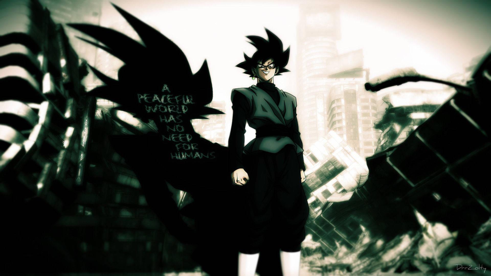Goku Black, an evil mirror image of the iconic hero. — 1920x1080 wallpaper
