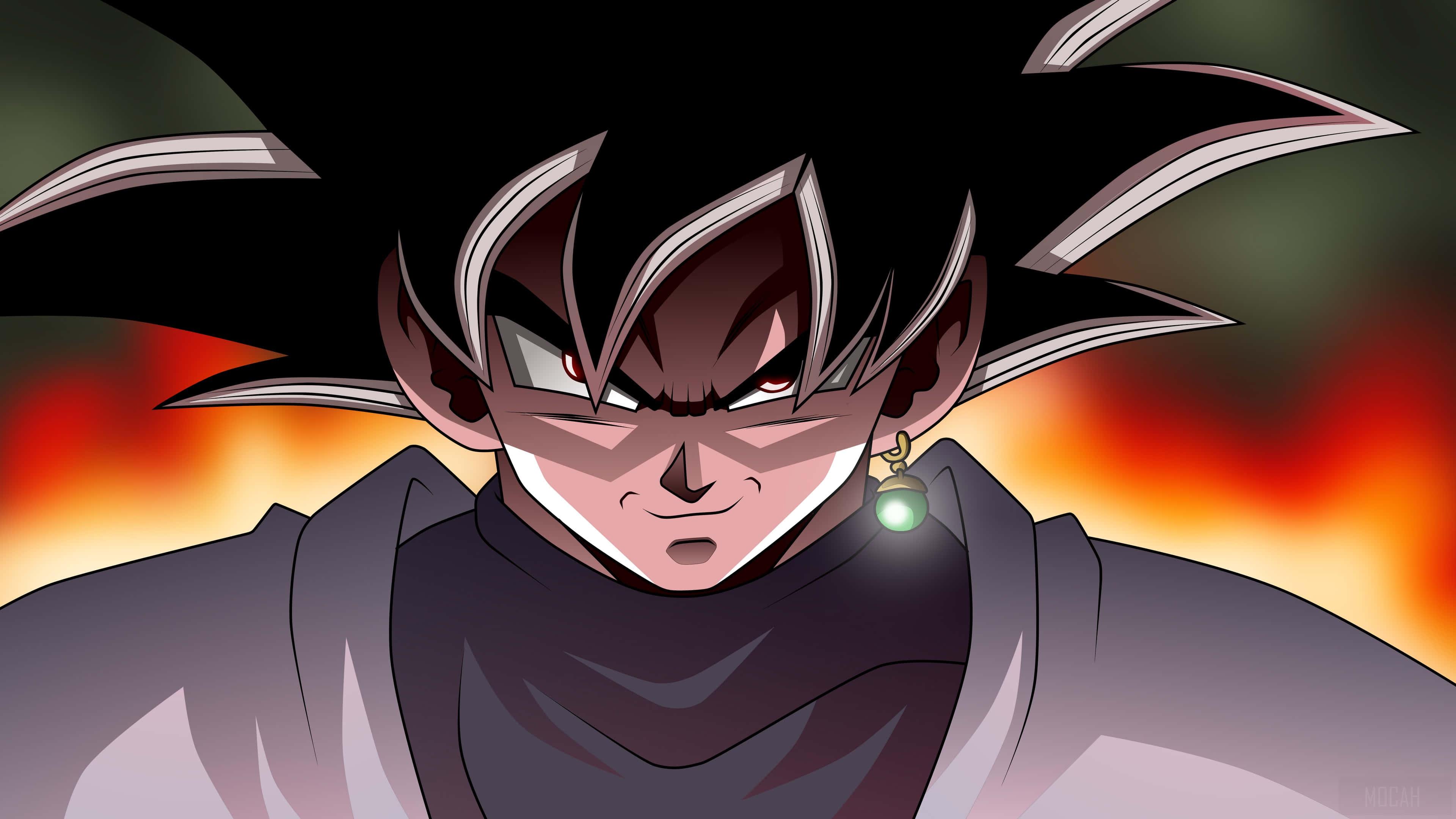 Goku Black, Intimidating Power Unleashed — 3840x2160 wallpaper