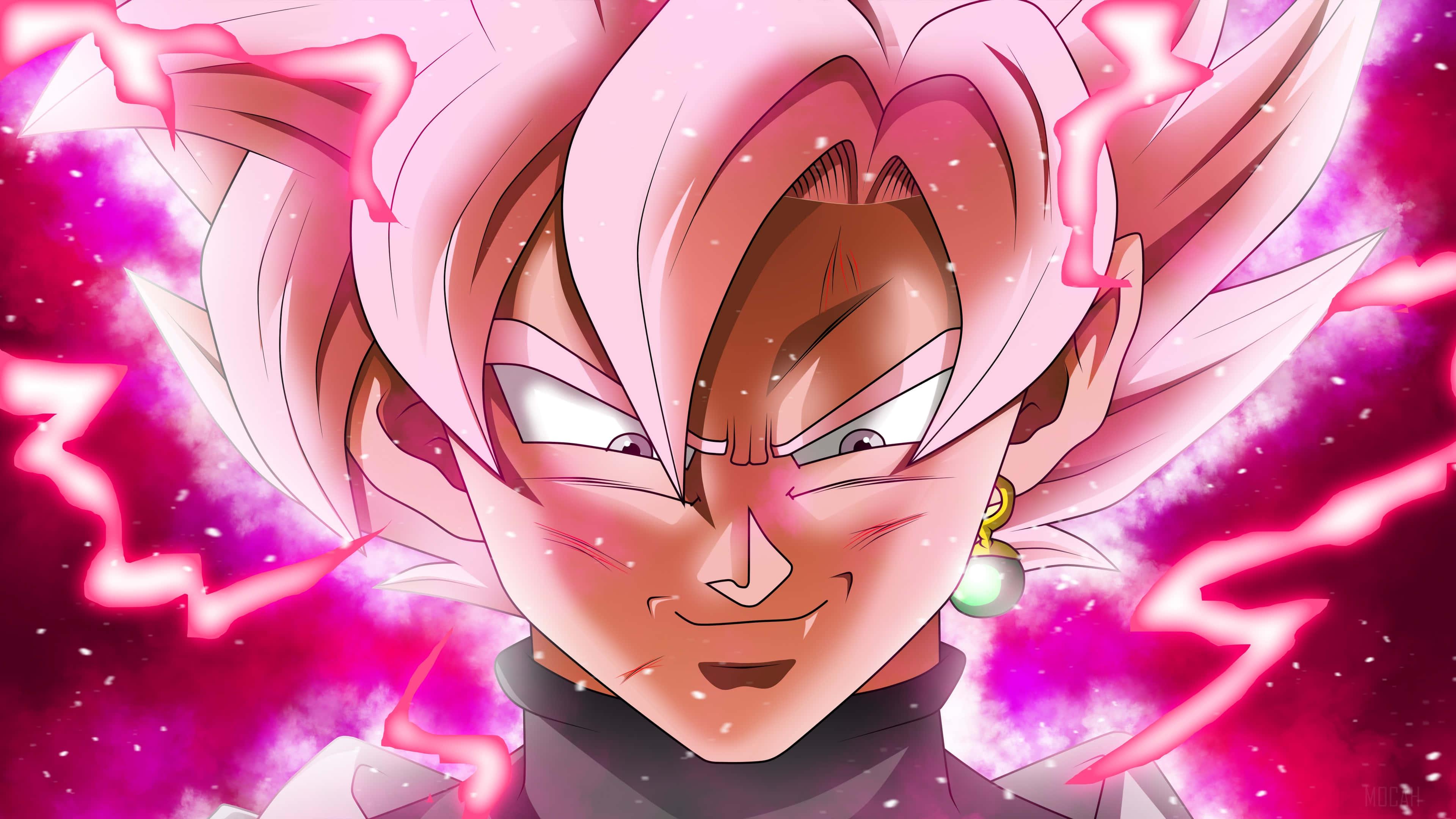 Goku Black Rising in Power — 3840x2160 wallpaper