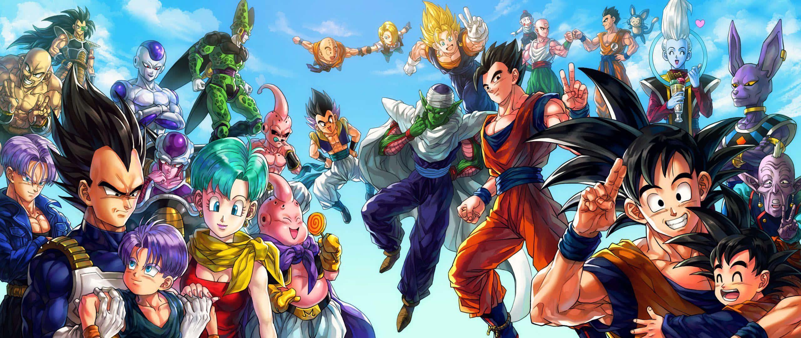 Goku Delivers The Heat in Dragon Ball Super — 2560x1080 wallpaper