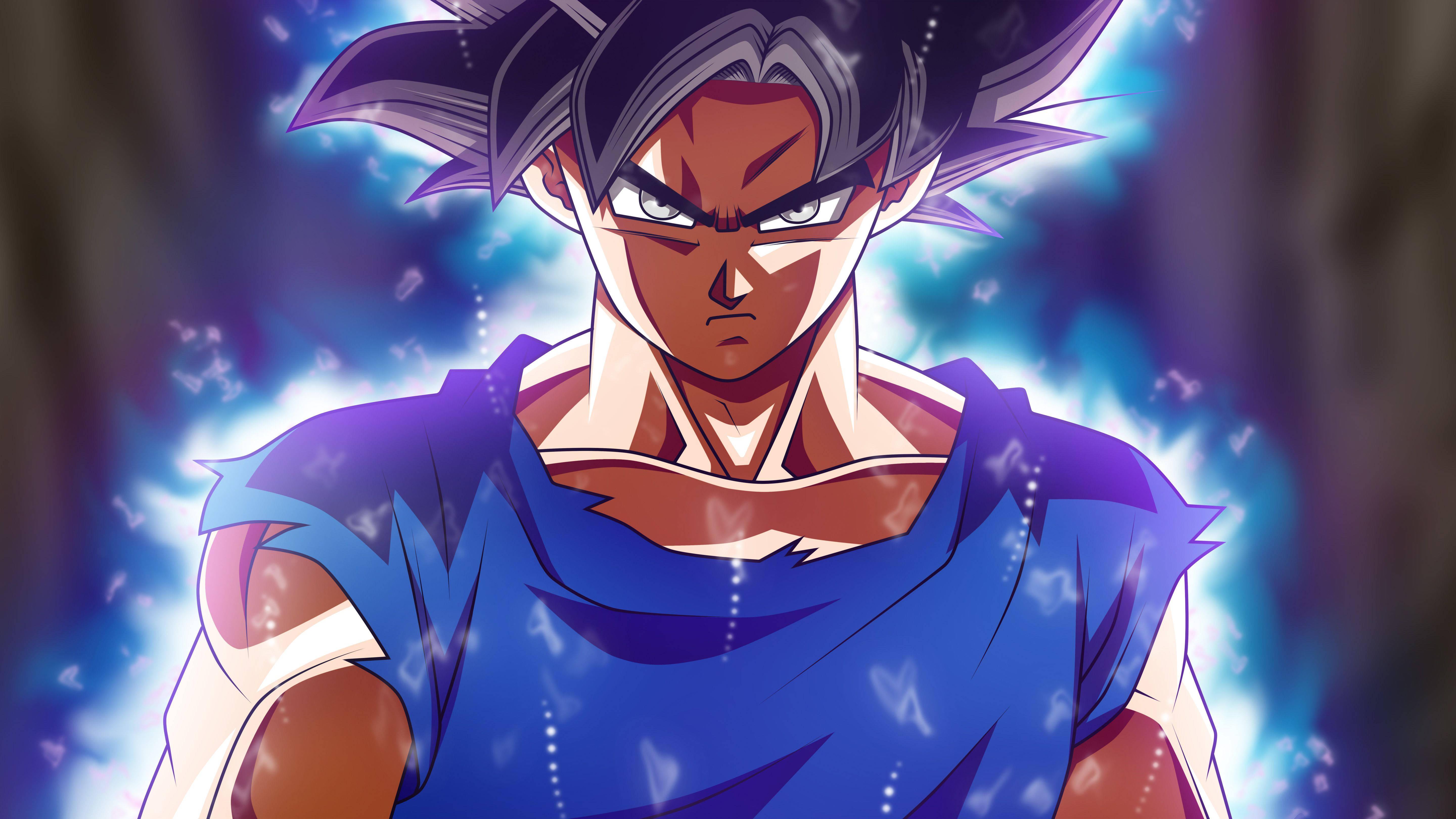 "Goku Opens Up His Strength In Dragon Ball Super". — 5760x3240 wallpaper
