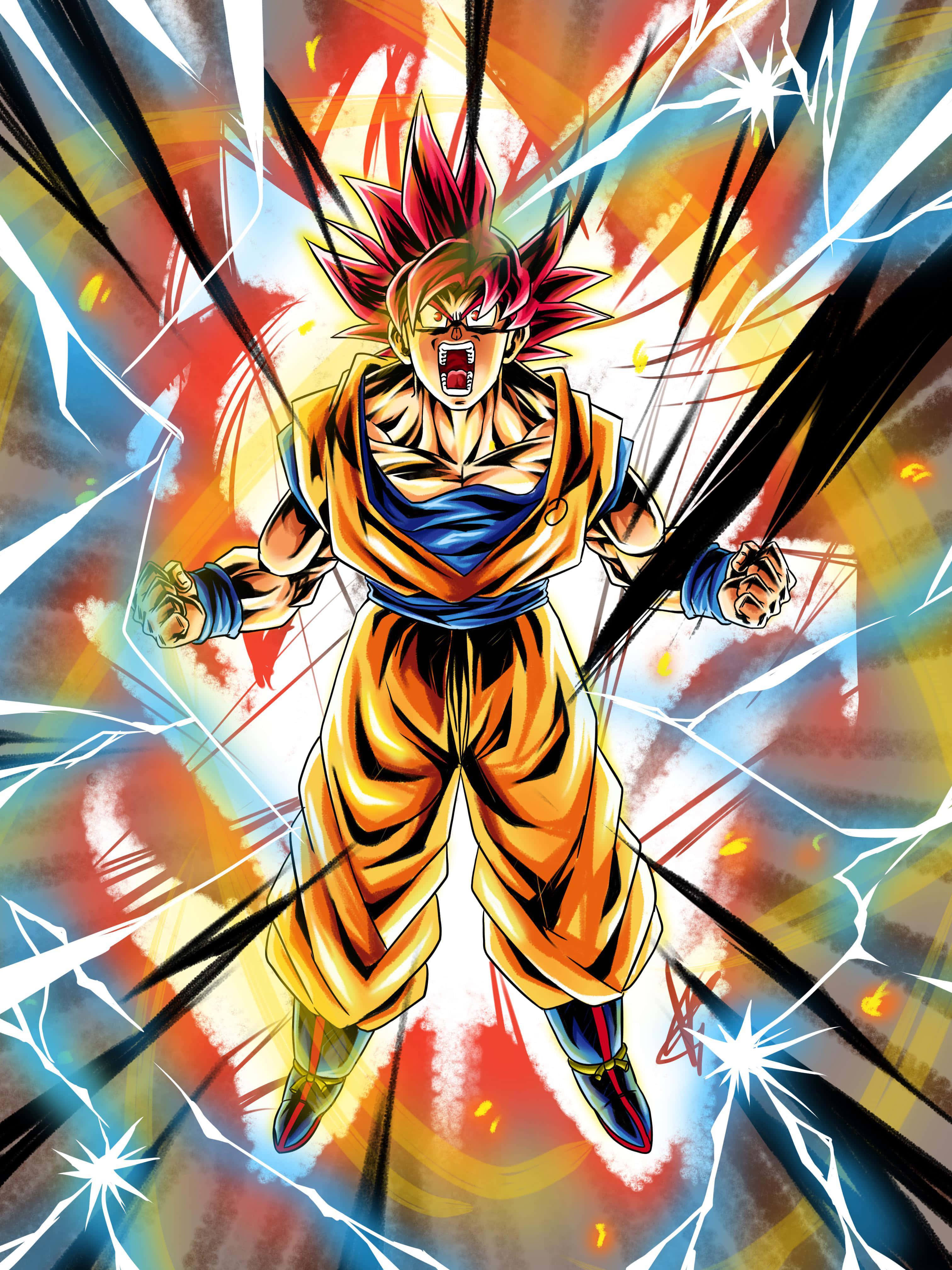 Goku pushing his limits with Ultra Instinct! — 3024x4032 wallpaper