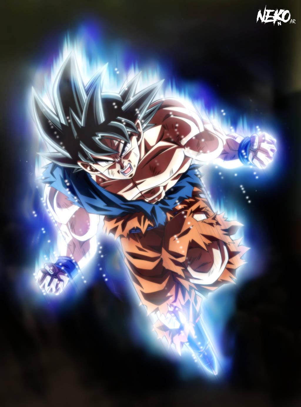 Goku Ultra Instinct Digital Art — 1024x1385 wallpaper