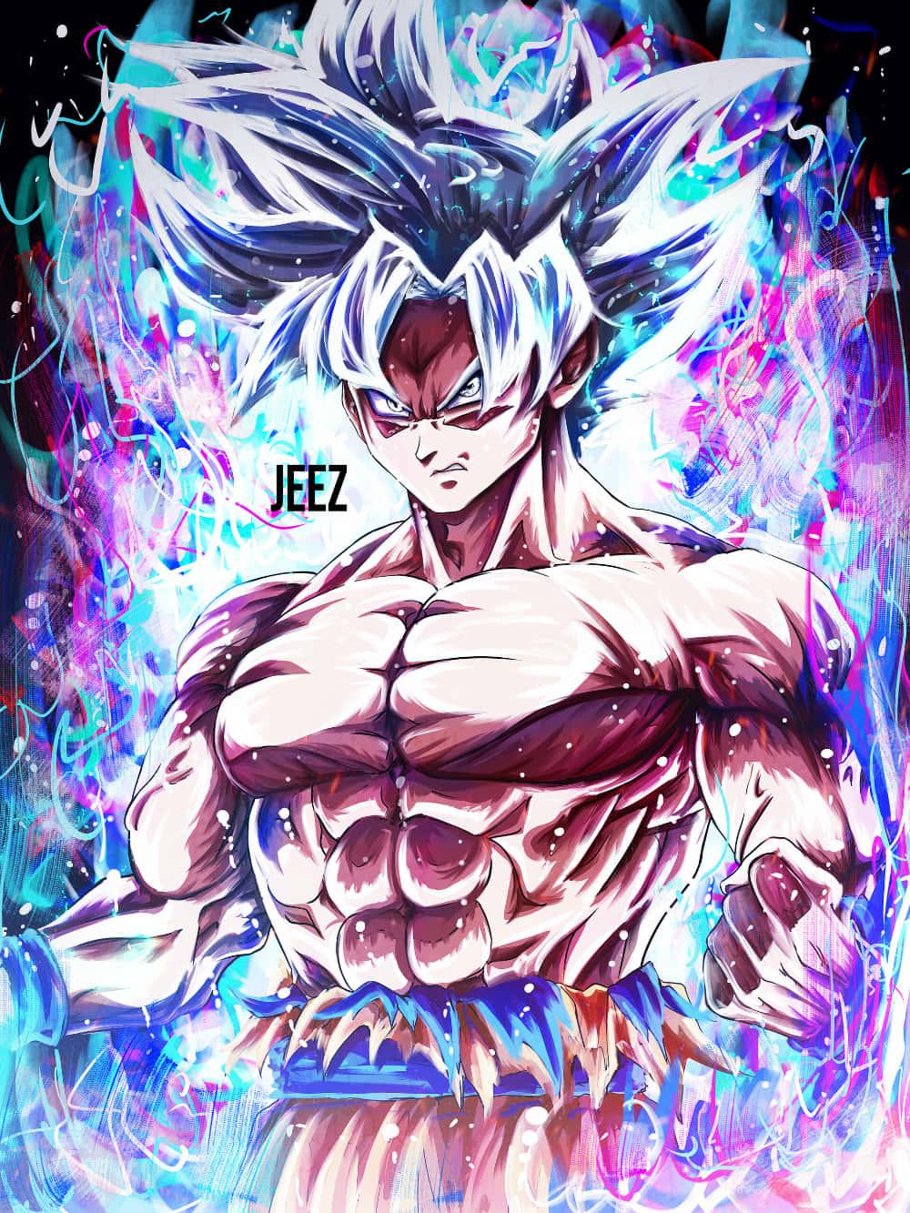 Goku unleashes his Ultra Instinct in all its majesty — 1000x1333 wallpaper