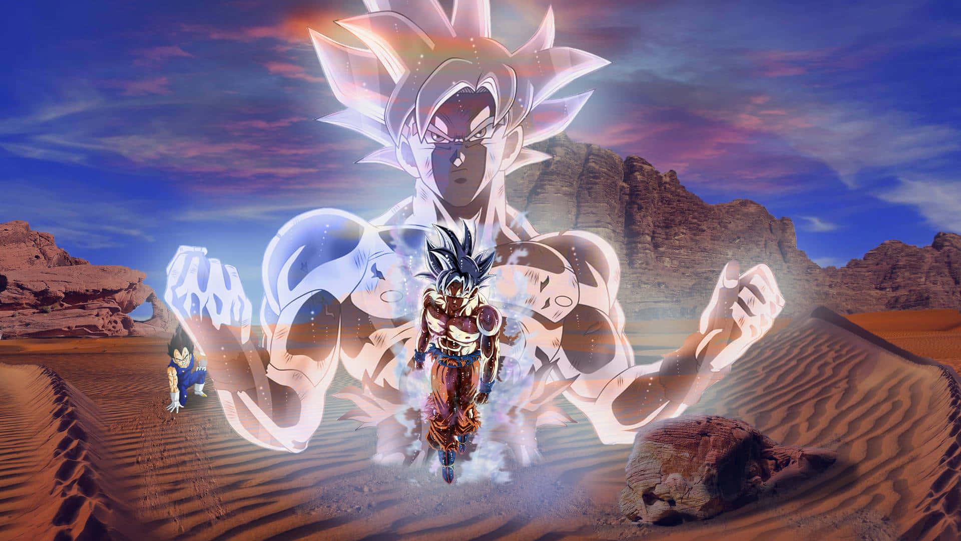 Goku utilizing Ultra Instinct to its fullest! — 1920x1080 wallpaper