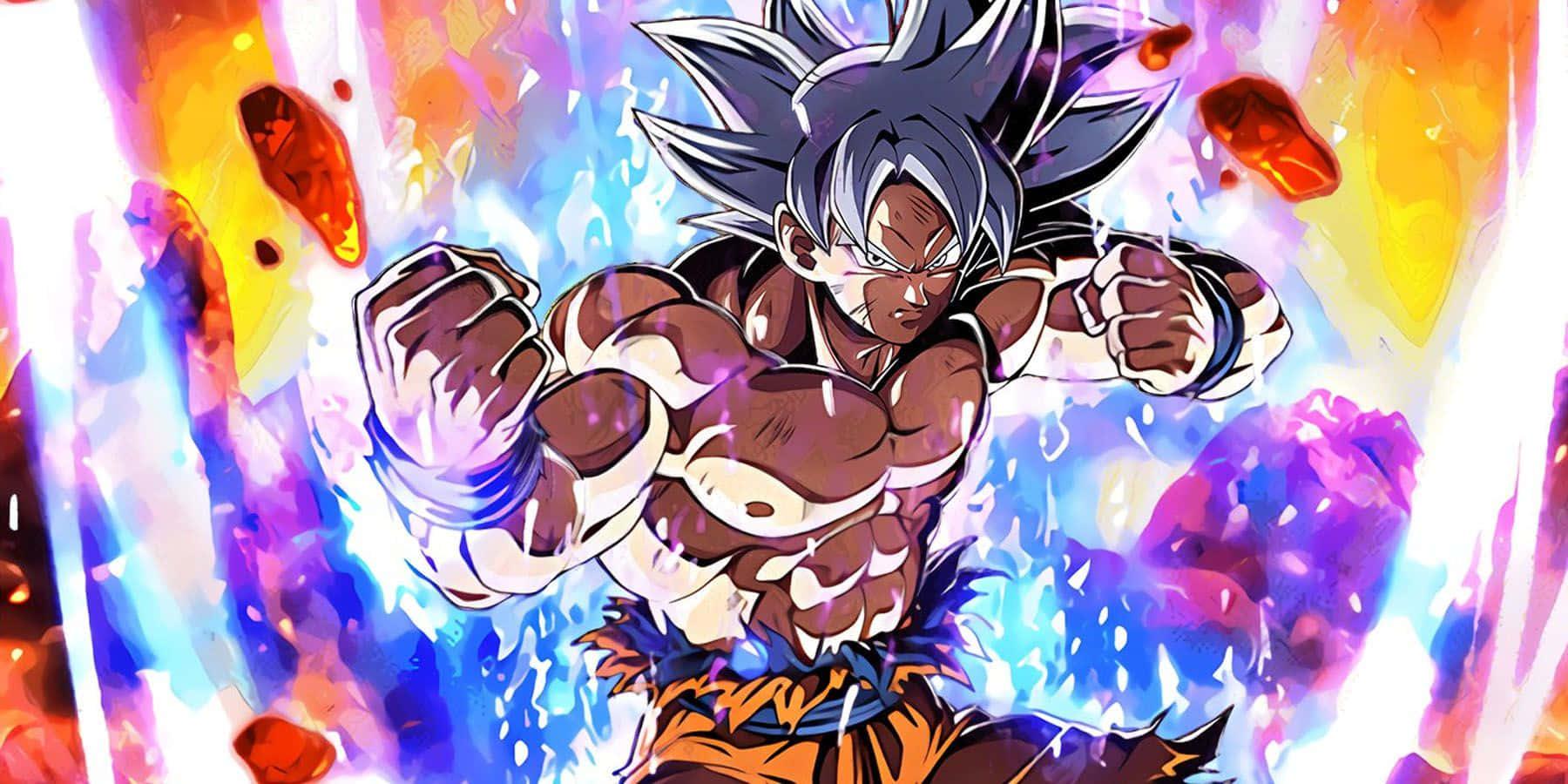 Goku with Ultra InstinctActivated — 1800x900 wallpaper
