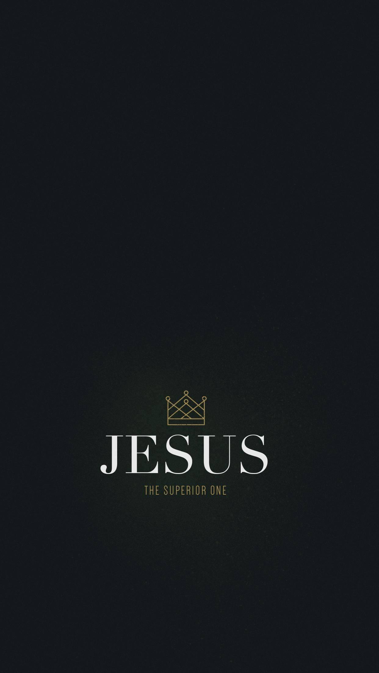 Gold Crown Jesus Phone — 1242x2208 wallpaper