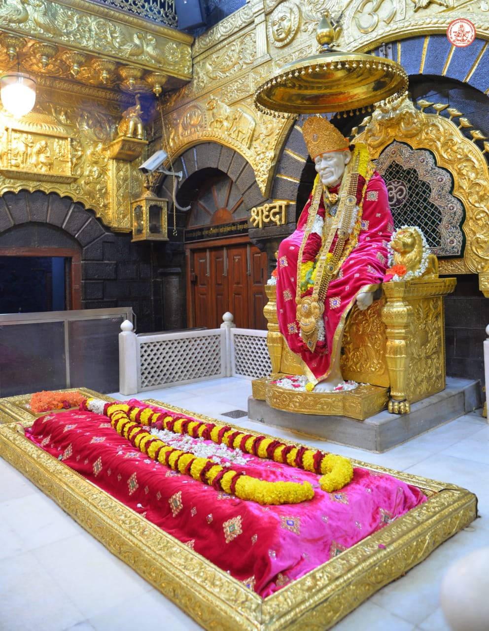 Gold Temple Of Sai Baba Phone — 992x1280 wallpaper