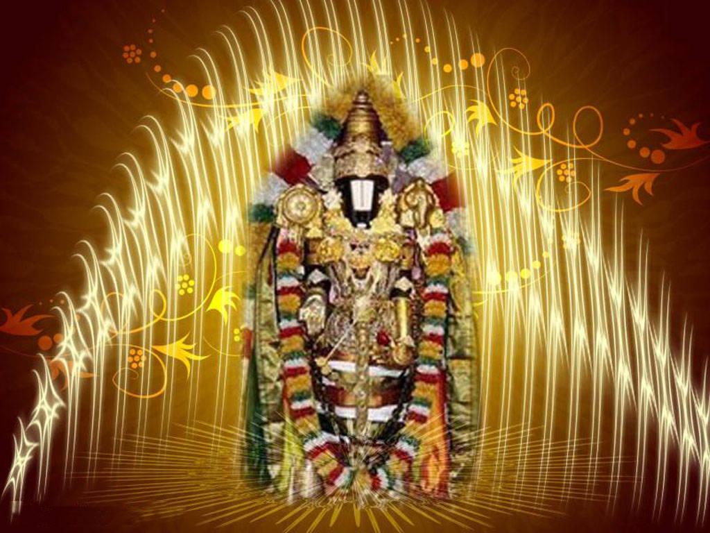 Golden Lord Venkateswara 4K — 1024x768 wallpaper