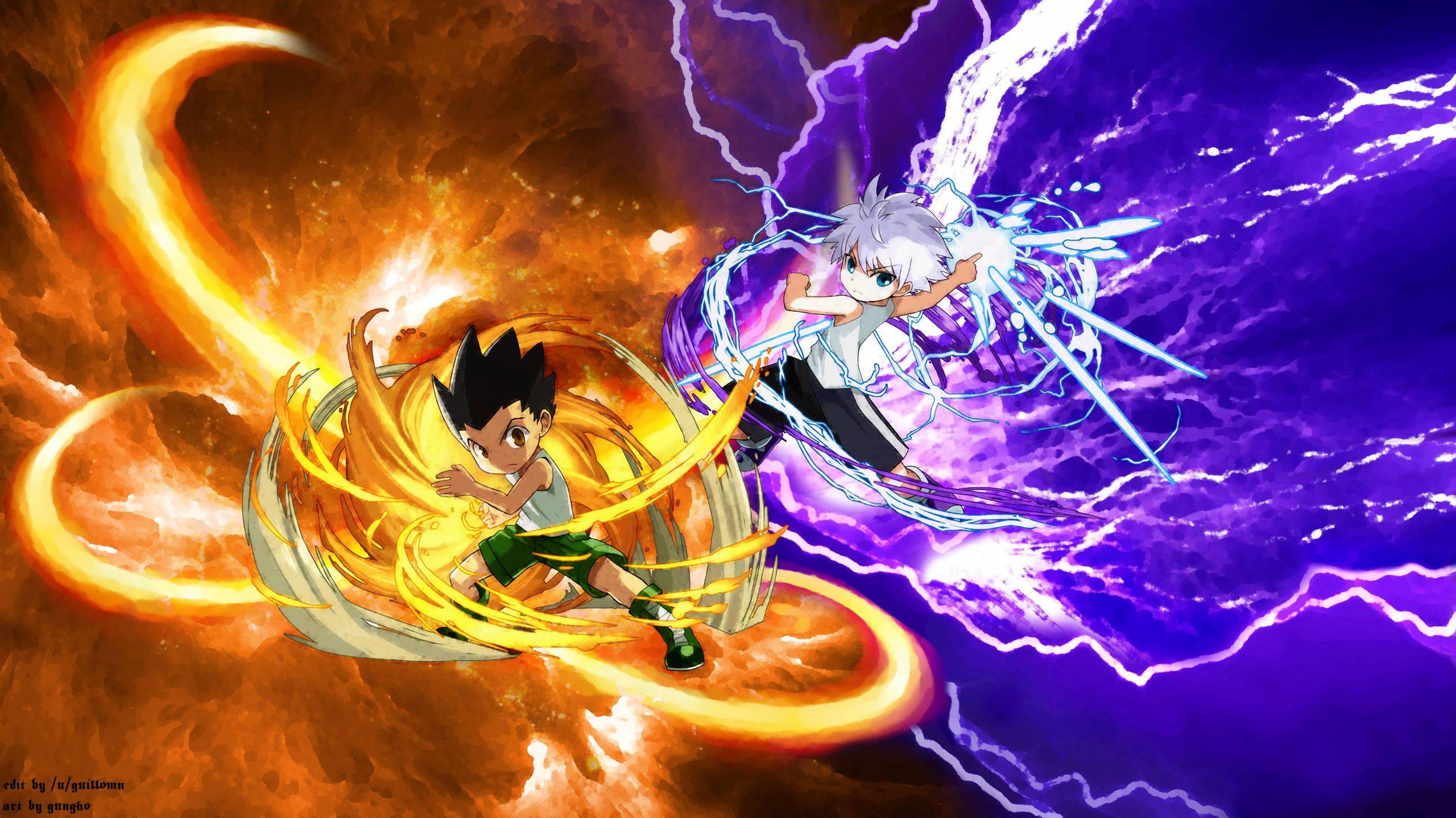 Gon and Killua - Best Friends from Hunter x Hunter — 2560x1440 wallpaper