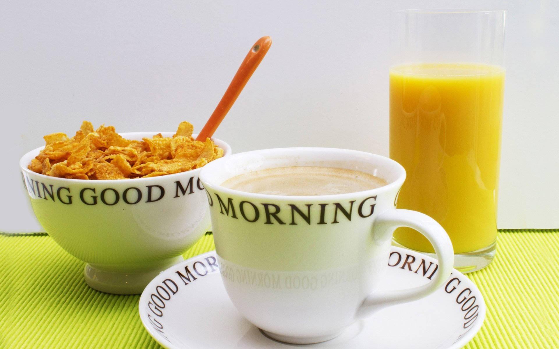 Good Morning Breakfast Meal — 1920x1200 wallpaper