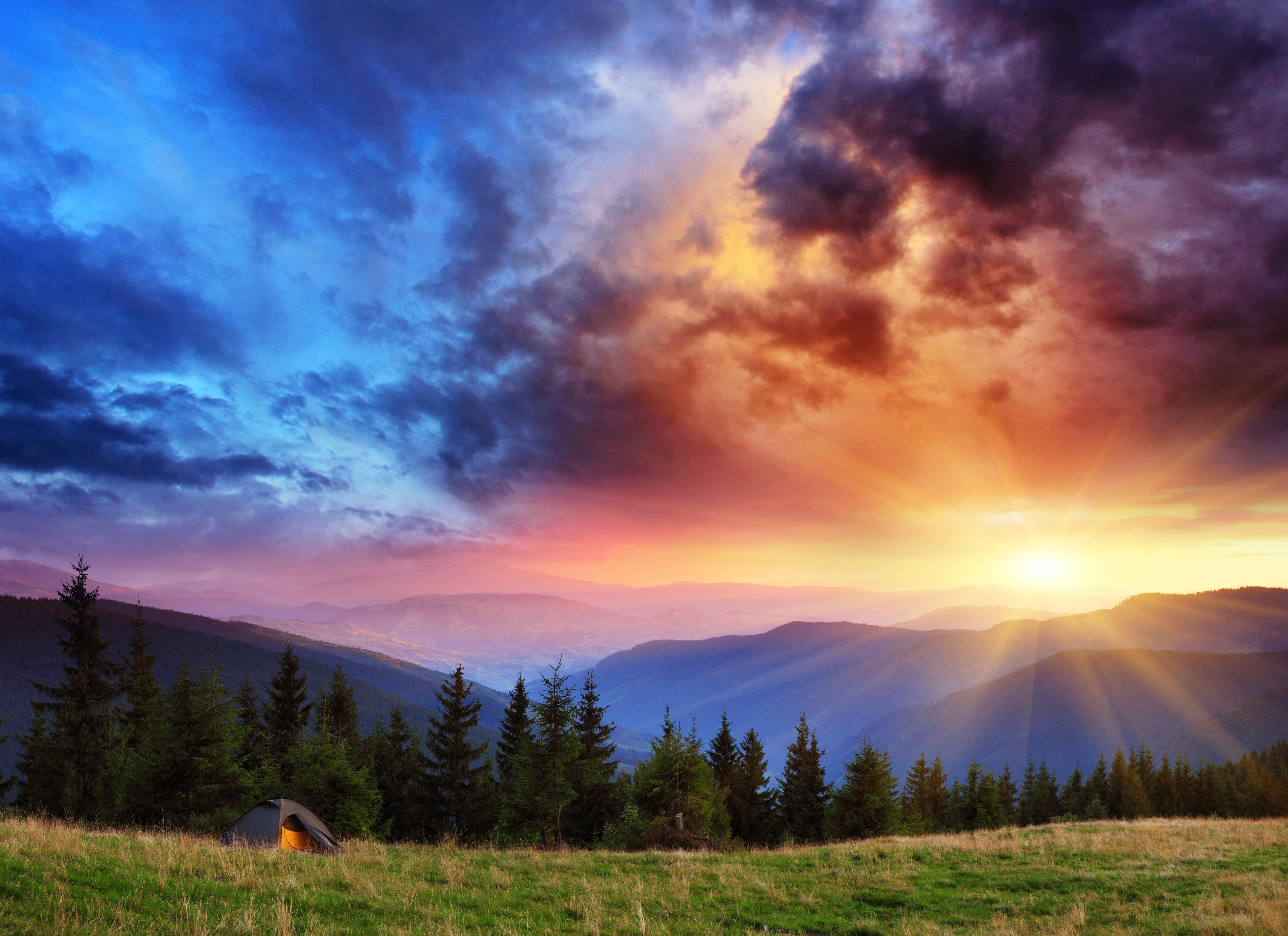 Good Morning On Nature Mountain — 5600x4071 wallpaper