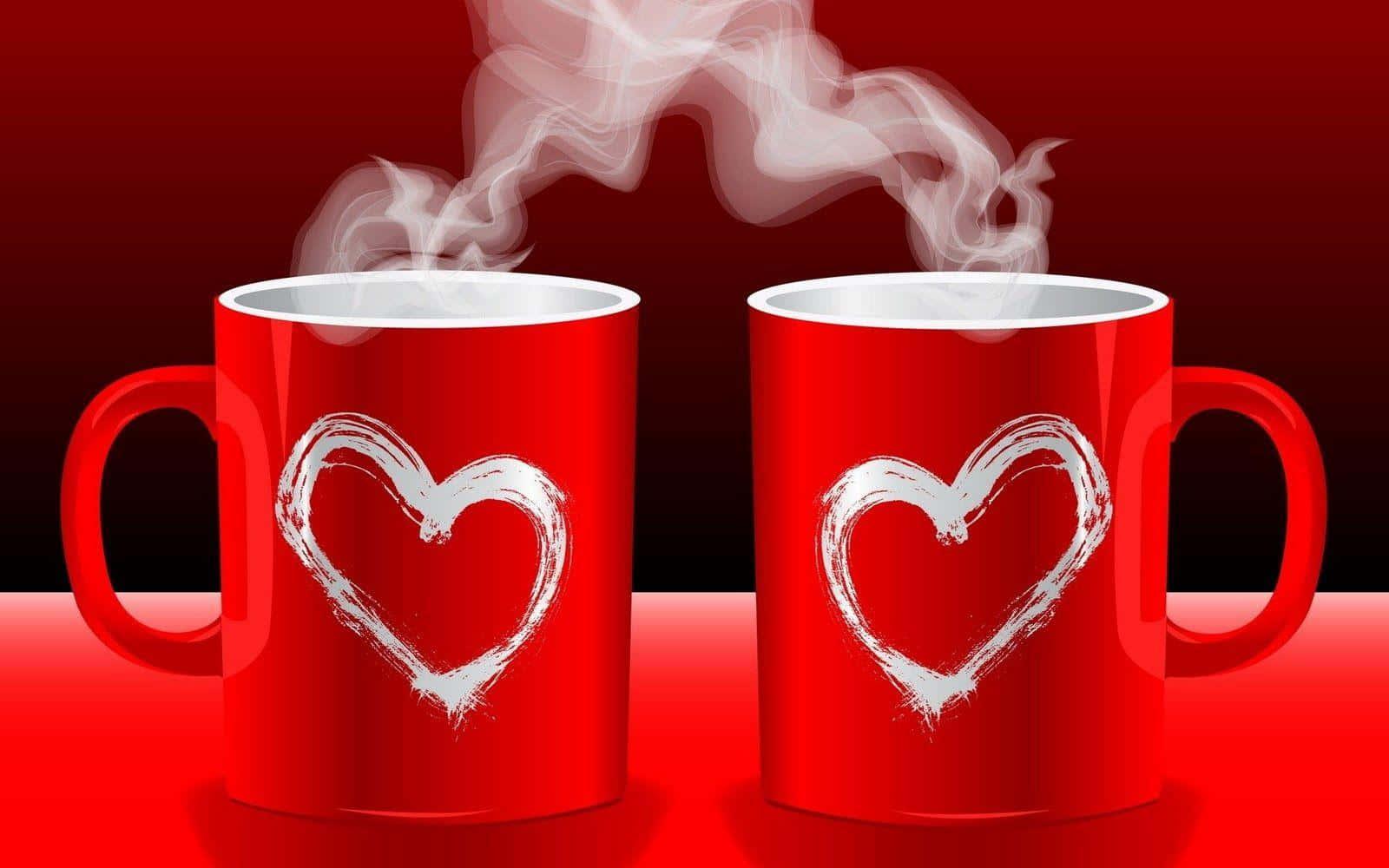 Good Morning Red Mug Picture — 1600x1000 wallpaper