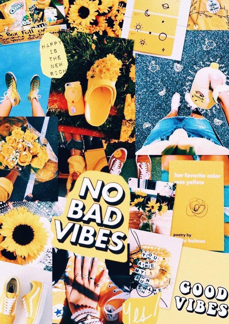 Good Vibes Aesthetic Collage — 749x1059 wallpaper