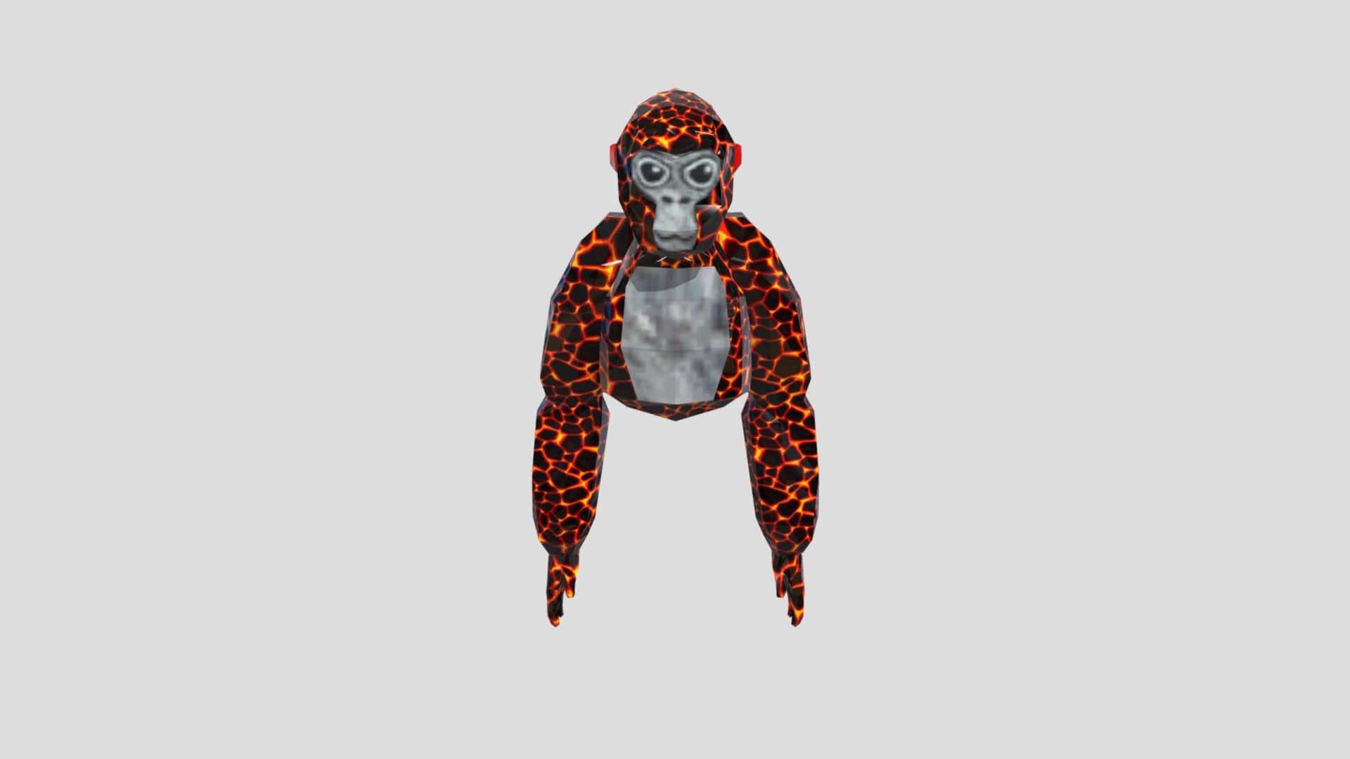 Gorilla Tag 3D Model Leopard Print — 1920x1080 wallpaper