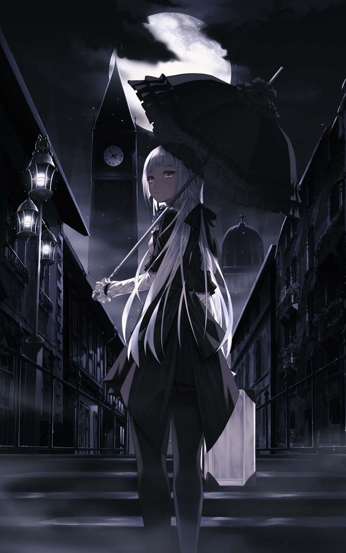 Gothic Anime Girl — 1200x1920 wallpaper