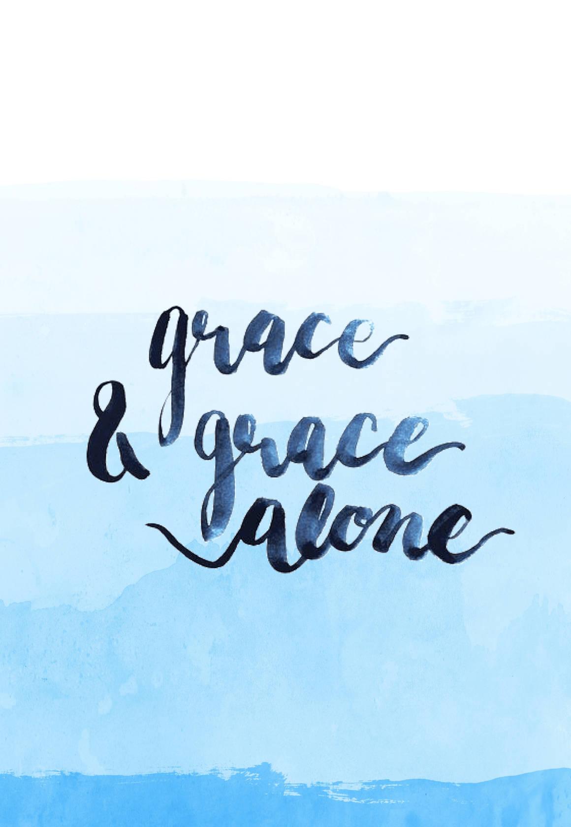 Grace And Grace Alone Christian Iphone — 1160x1680 wallpaper