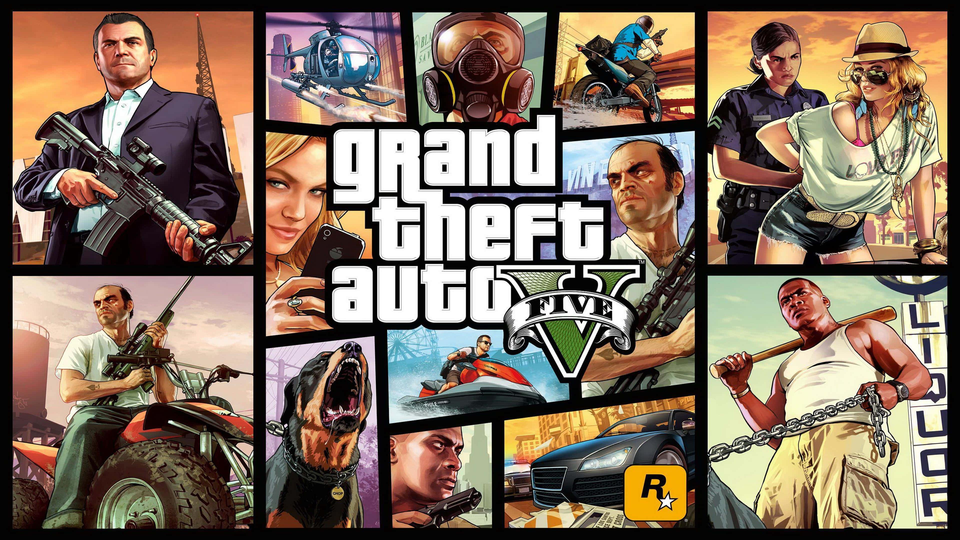 Grand Theft Auto 5 – Experience the Excitement — 3840x2160 wallpaper
