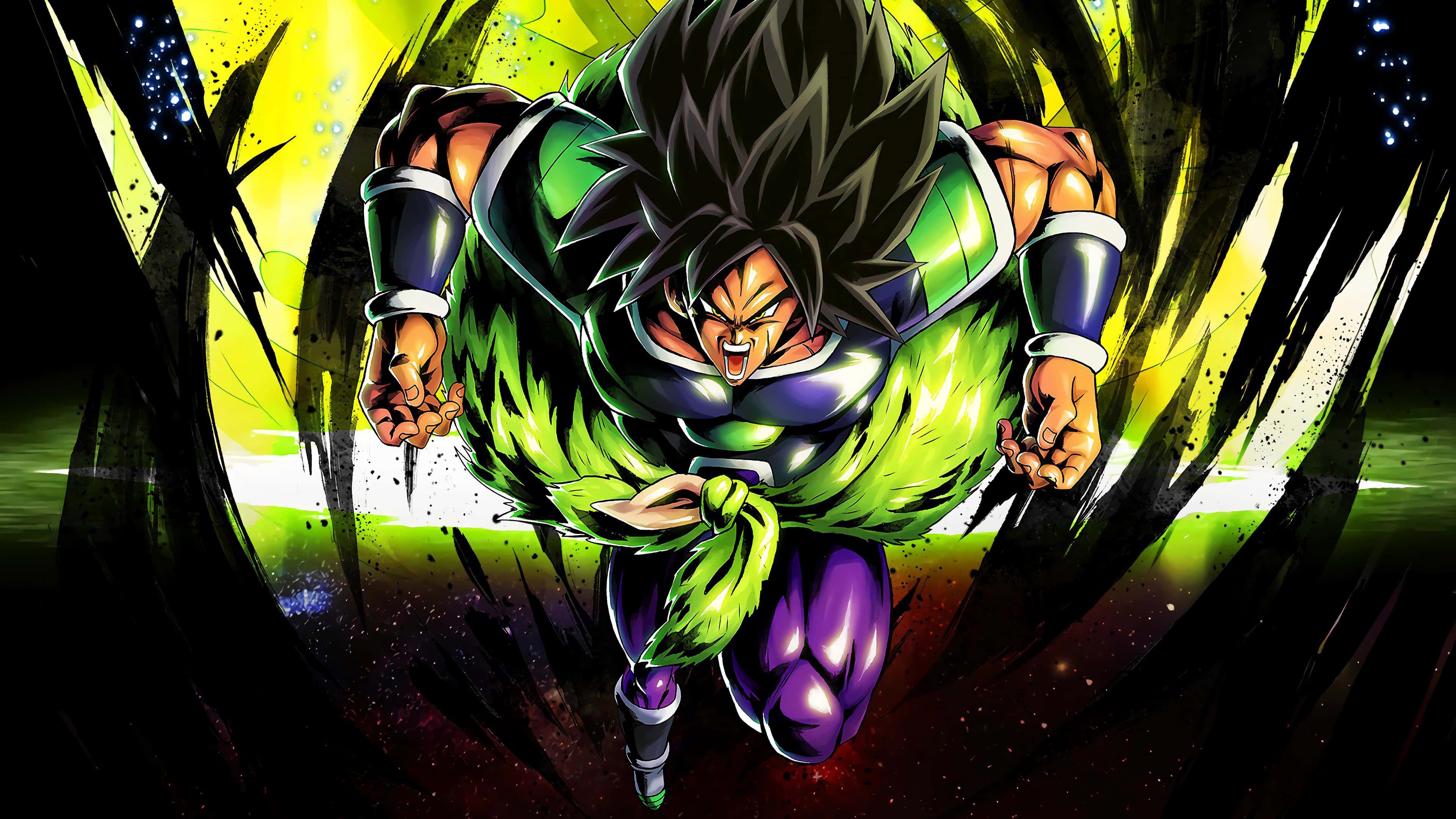 Green Black Dragon Ball Super Picture — 3840x2160 wallpaper