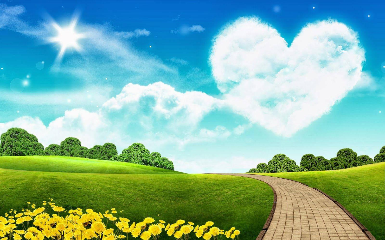 Green Nature Garden — 1600x1000 wallpaper