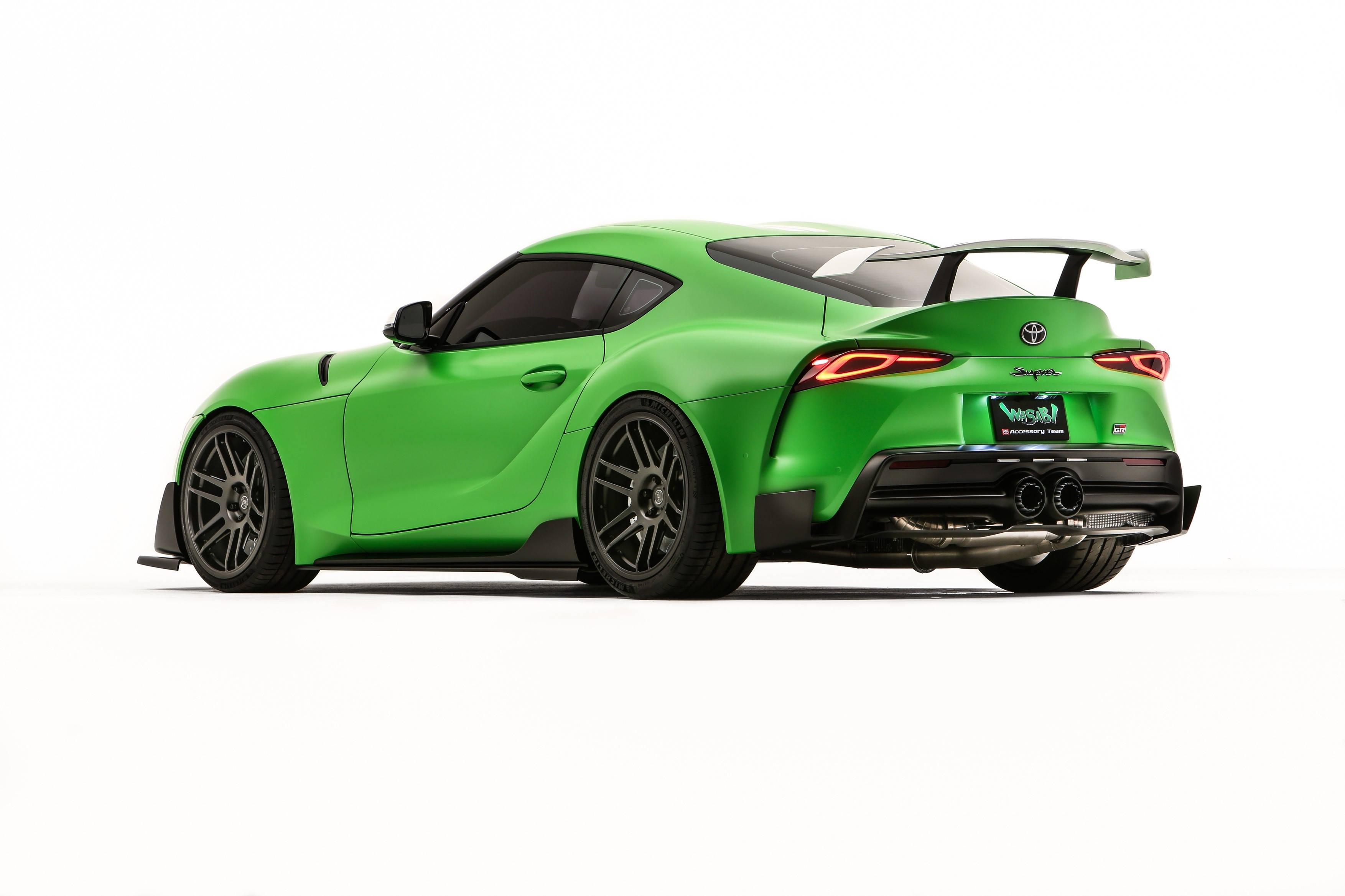 Green Toyota Supra — 3507x2338 wallpaper