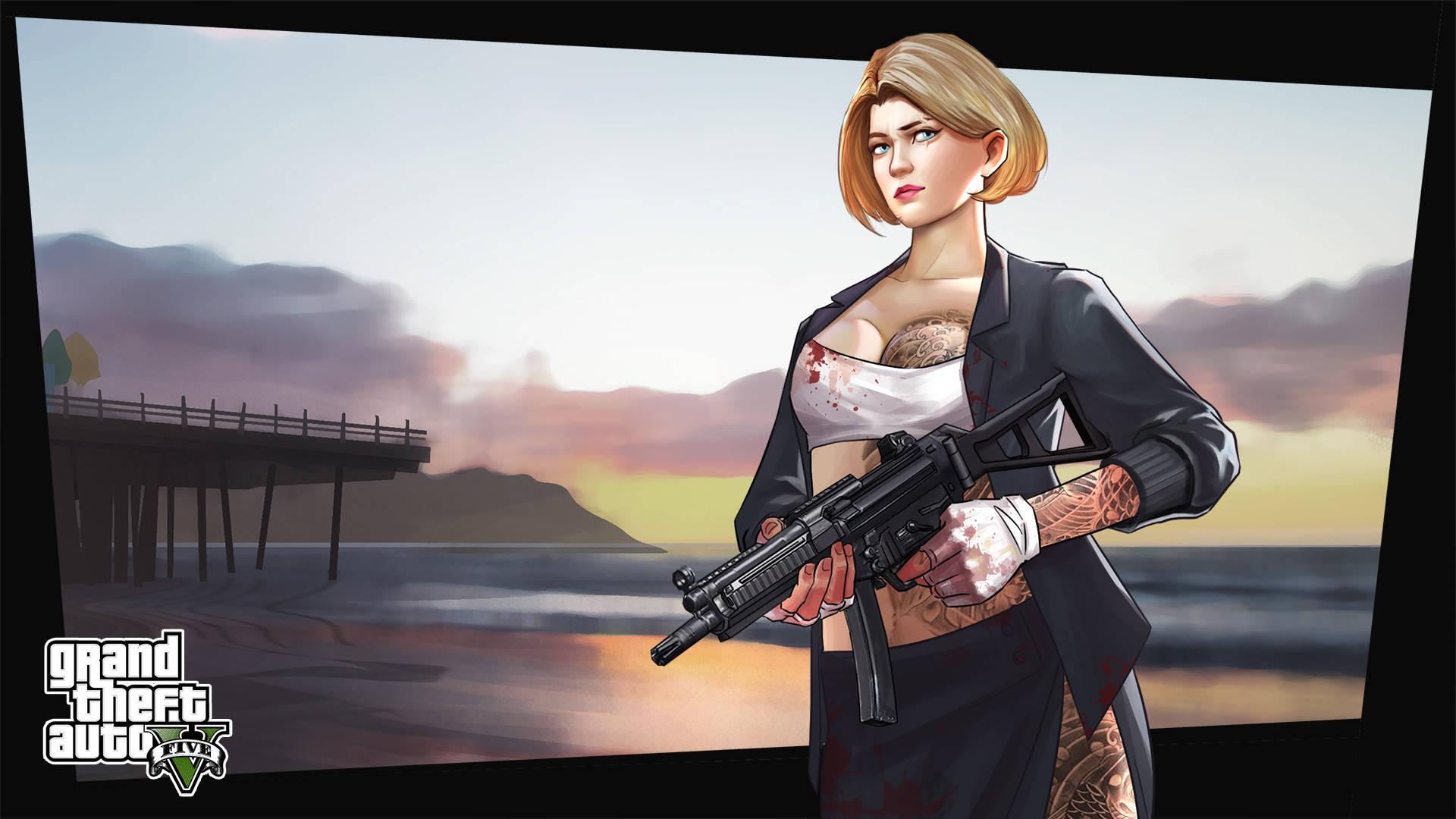 GTA 5 Agatha Baker — 1920x1080 wallpaper