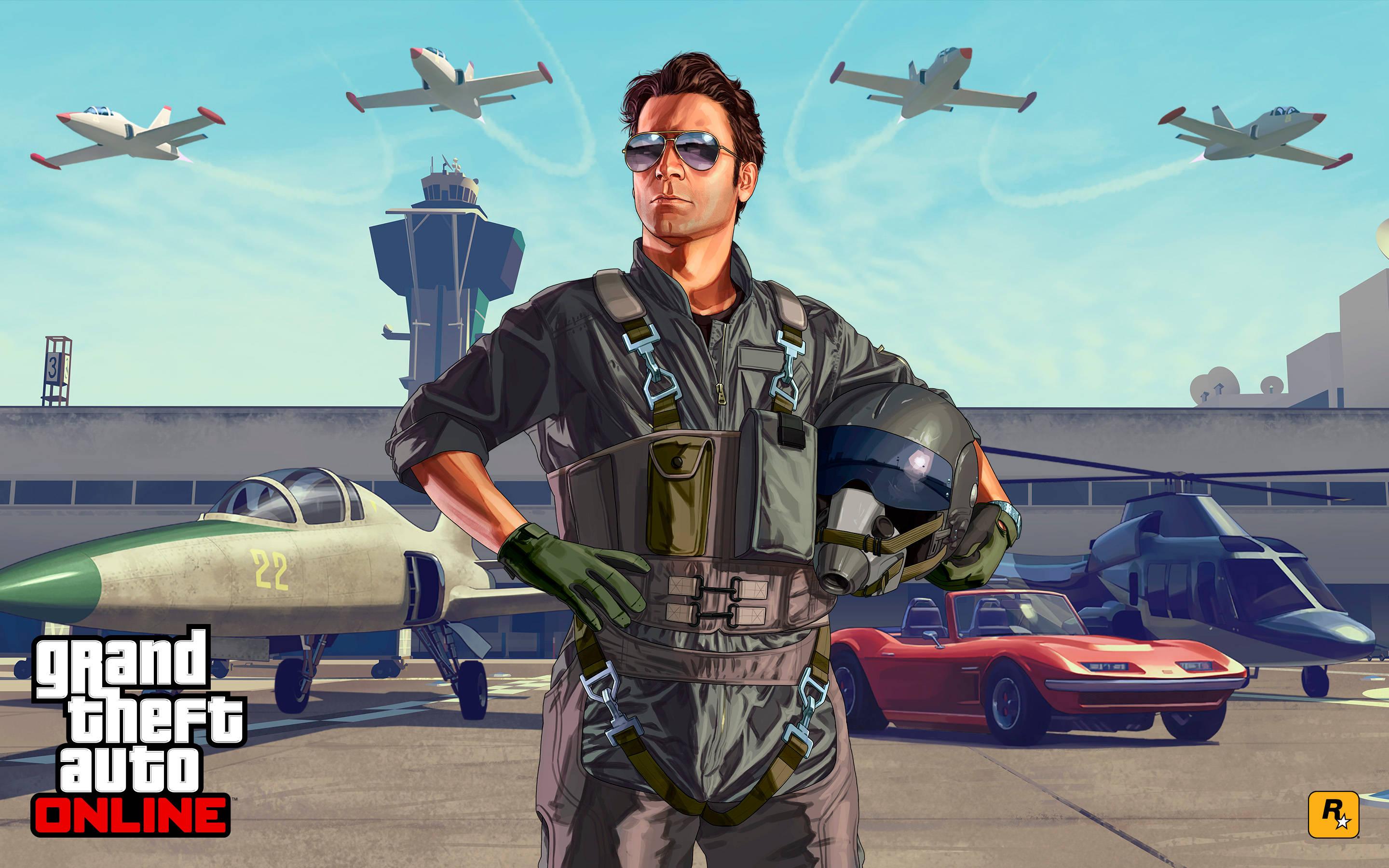 GTA 5 Flight School — 2880x1800 wallpaper