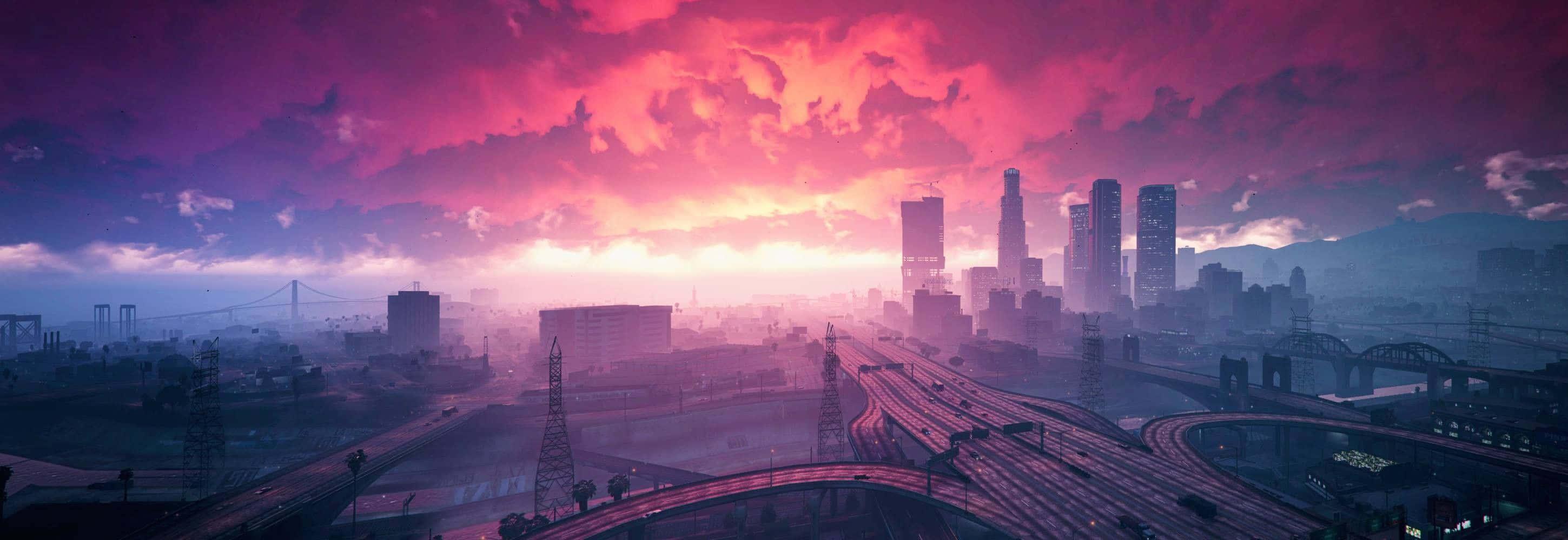 Gta 5 pictures — 2899x1000 wallpaper