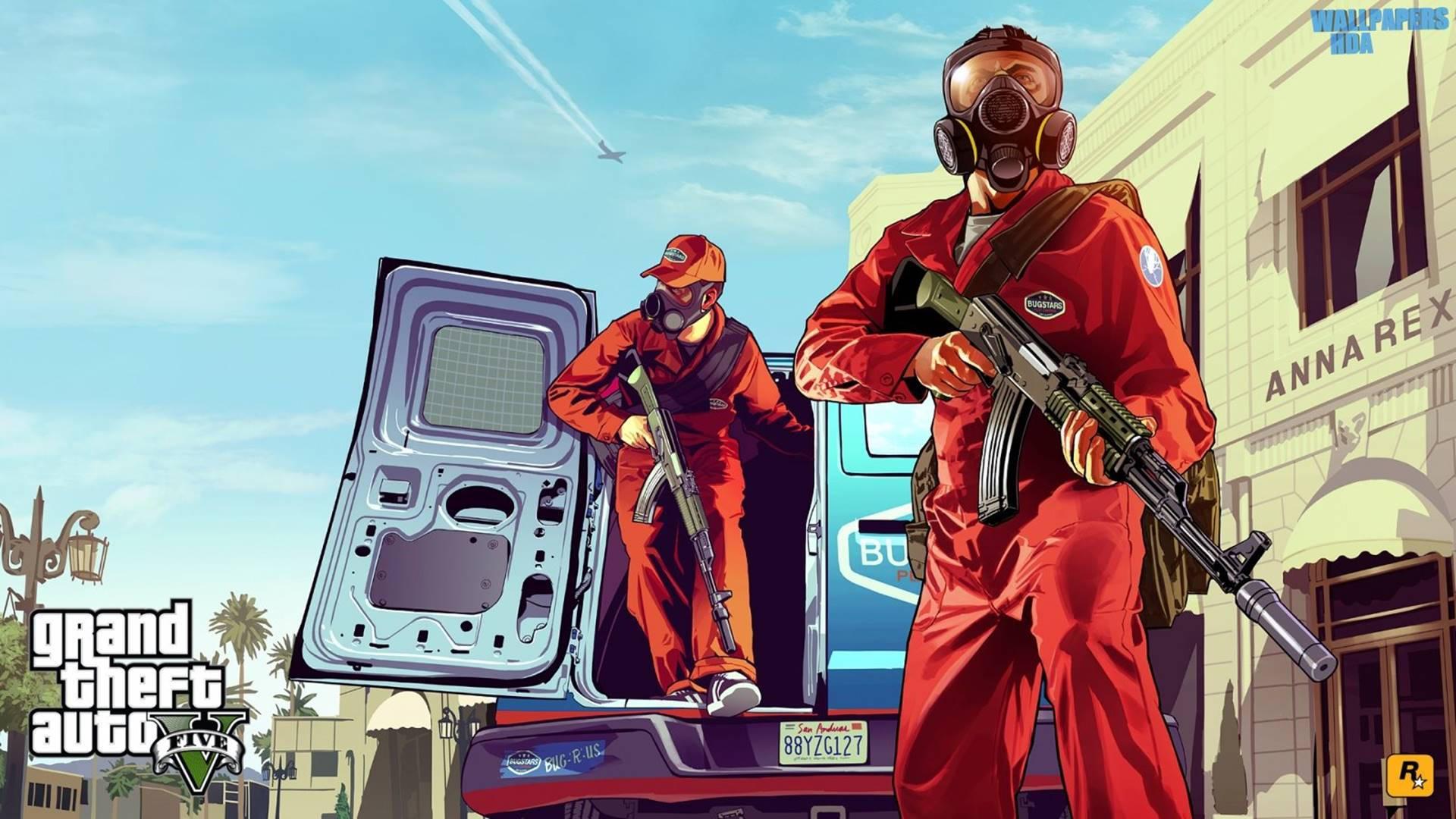 GTA 5 Robbers — 1920x1080 wallpaper