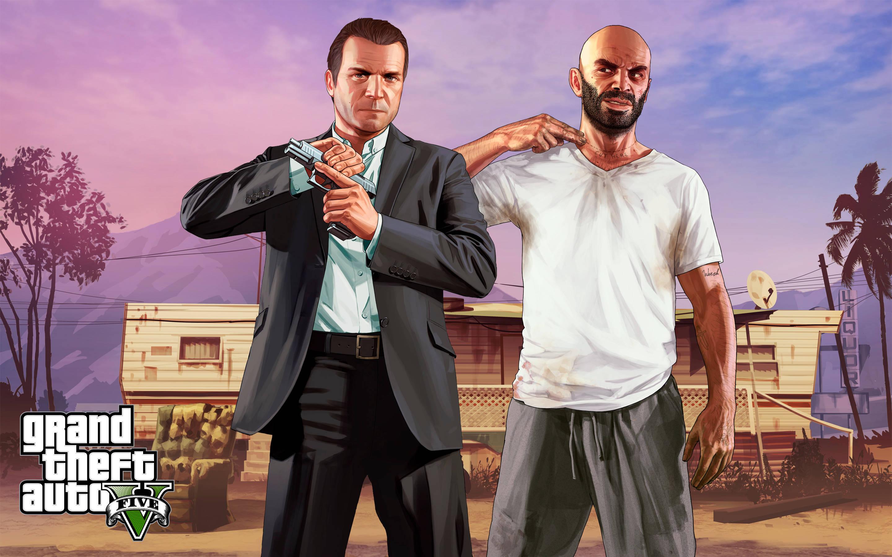 GTA 5 Trevor And Michael — 2880x1800 wallpaper