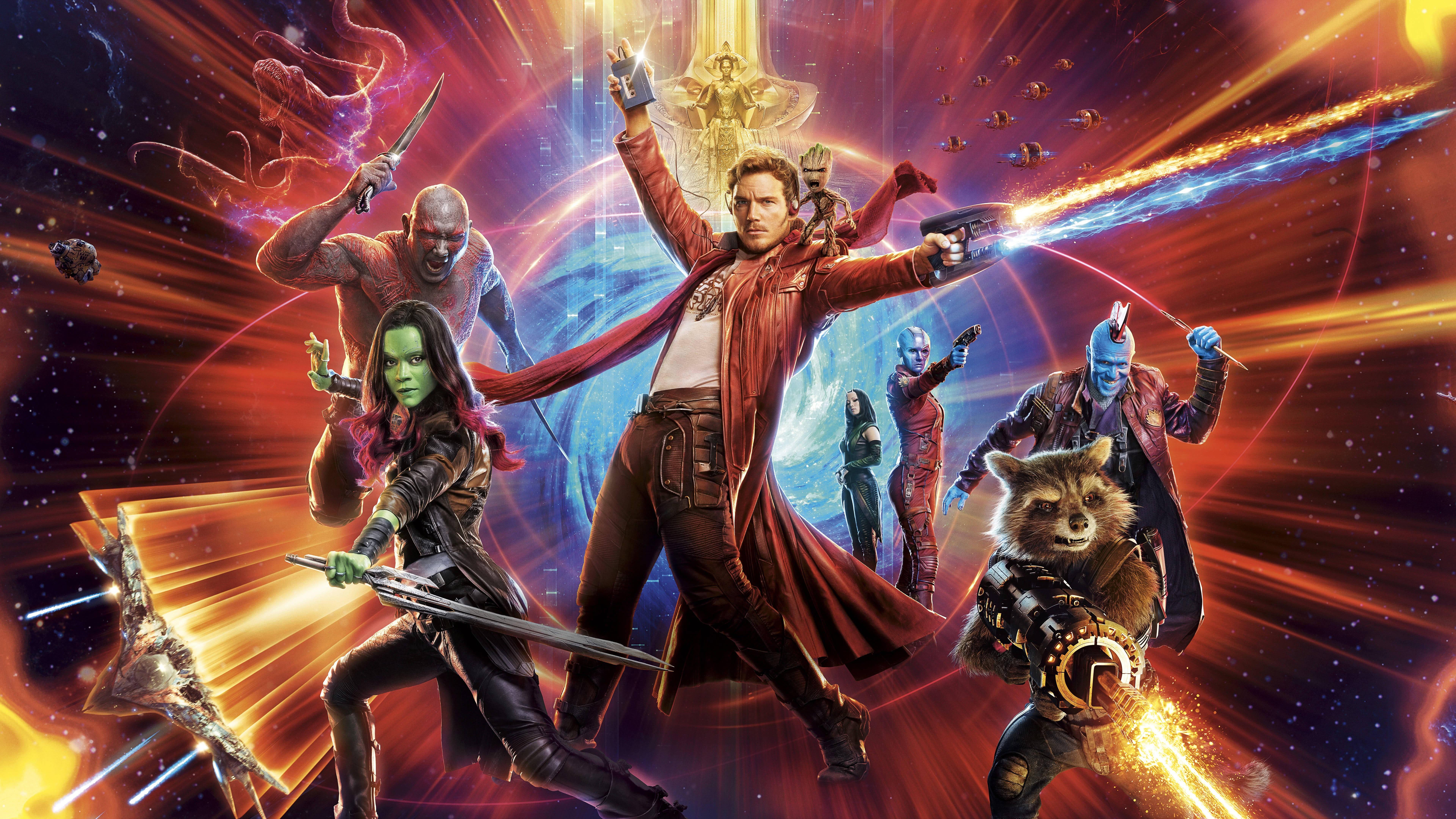 Guardians Of The Galaxy In Cosmos — 7680x4320 wallpaper