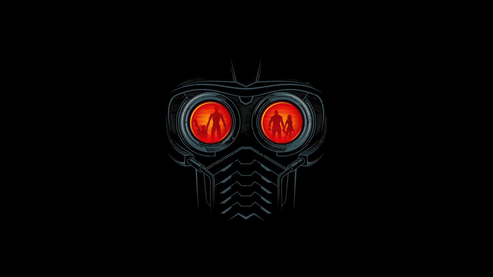 Guardians Of The Galaxy Star-Lord Mask — 1600x900 wallpaper