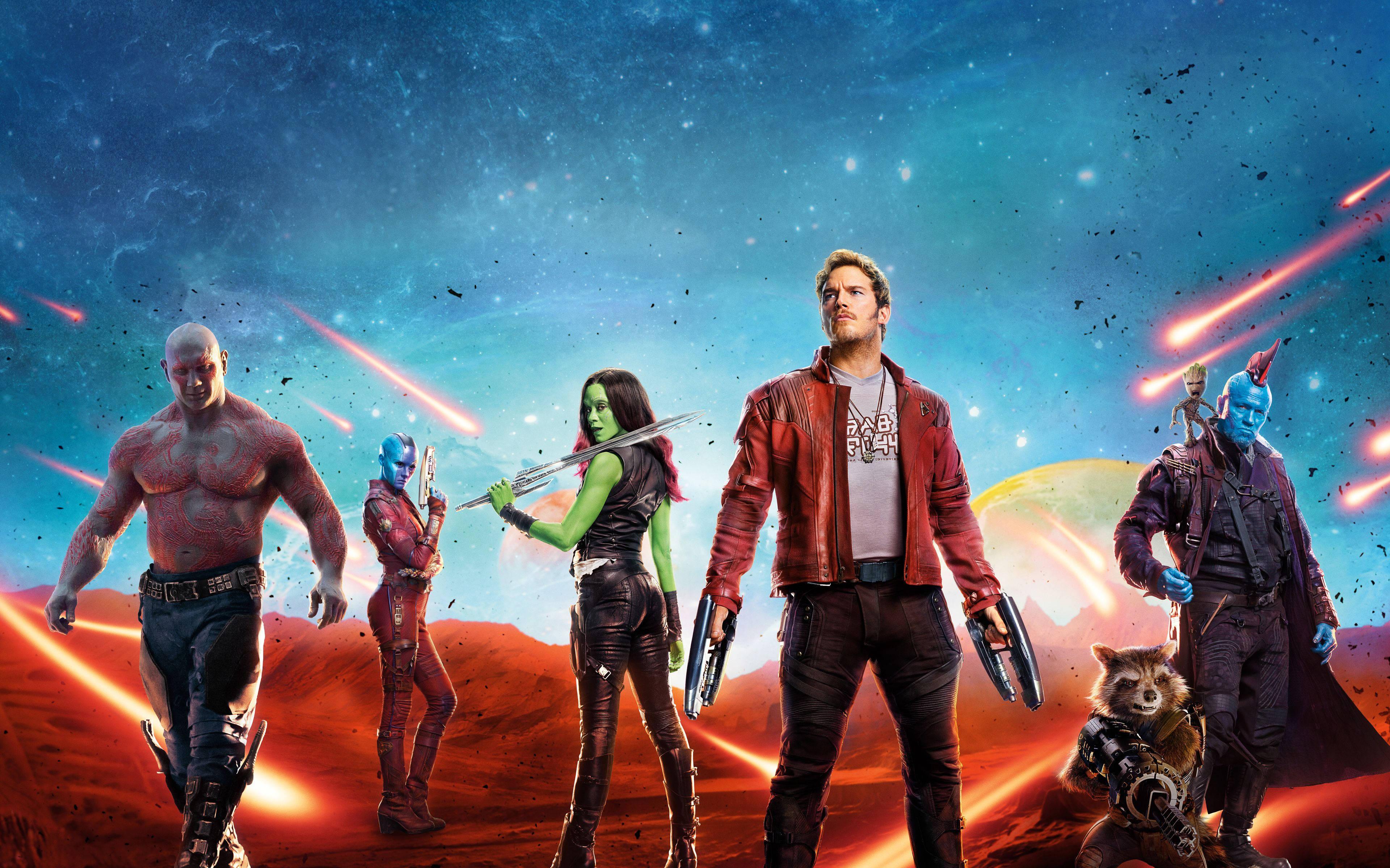Guardians Of The Galaxy Vol. 2 Lasers — 3840x2400 wallpaper