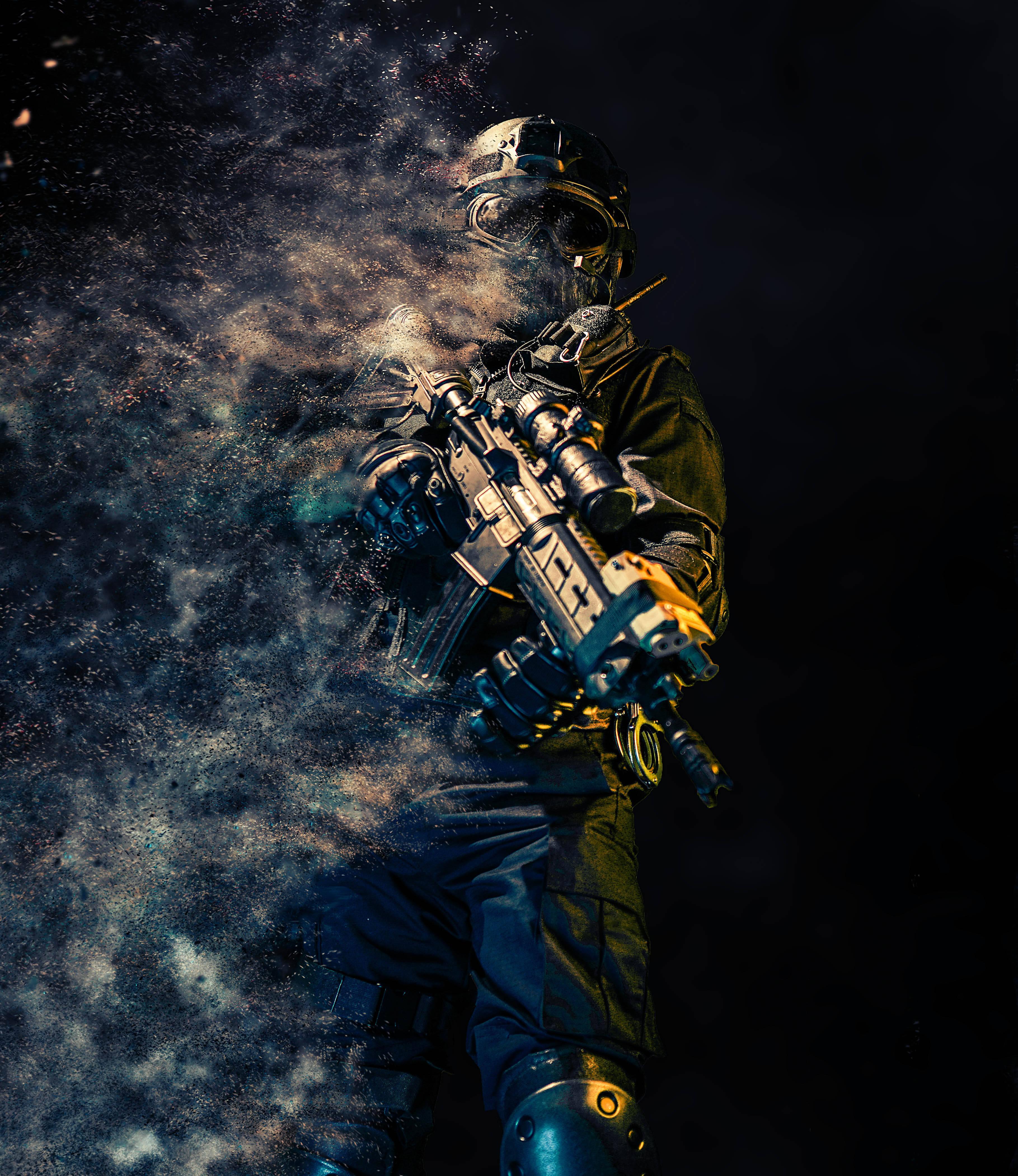 Gunman Graphic Art — 3638x4205 wallpaper