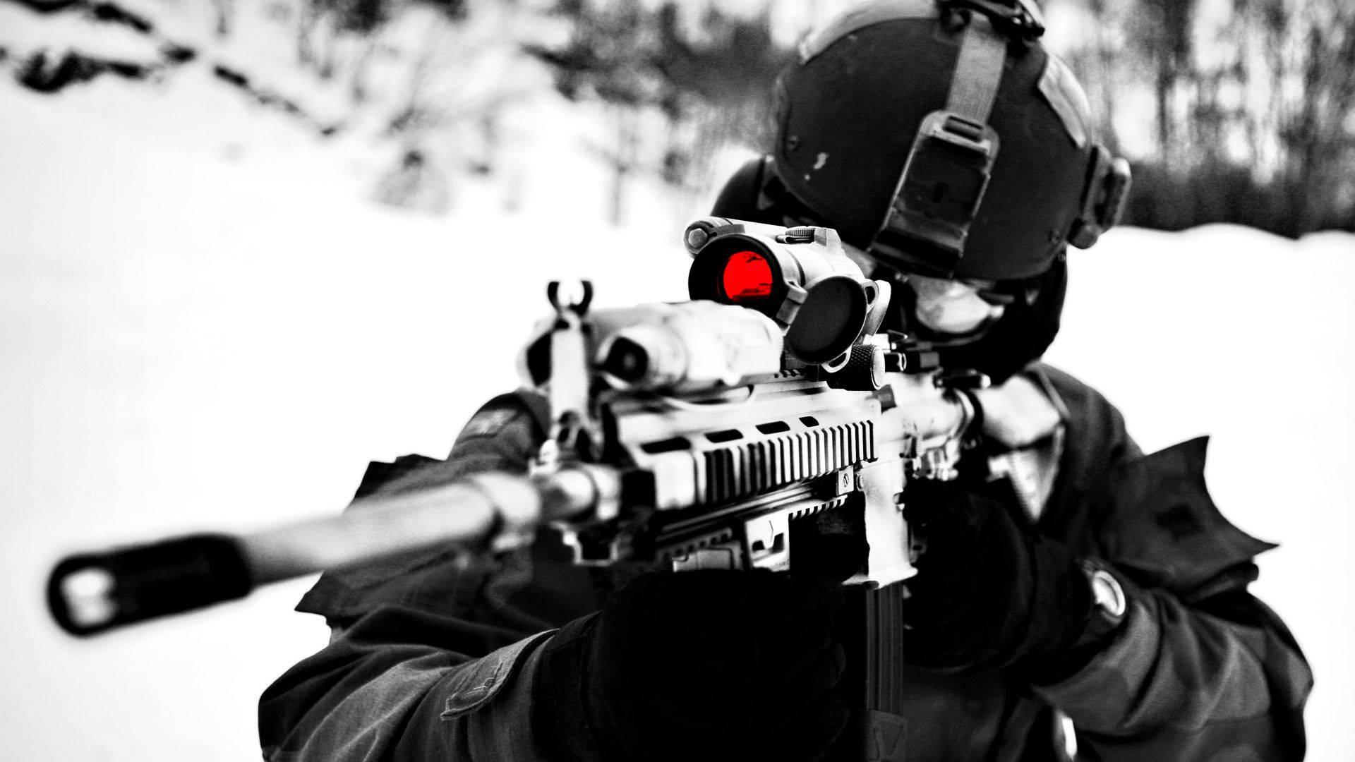 Gunman With A Sniper — 1920x1080 wallpaper